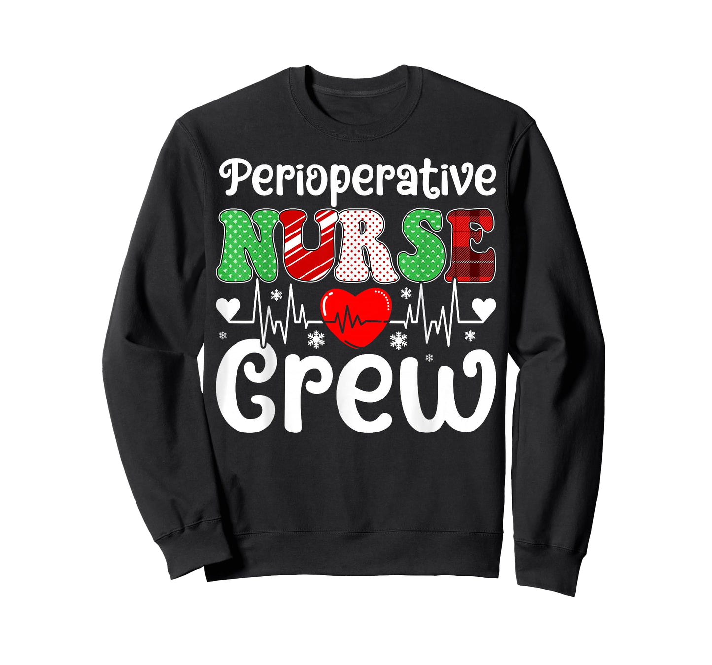 Christmas Squad Nursing Holiday Perioperative Nurse Crew T-Shirt