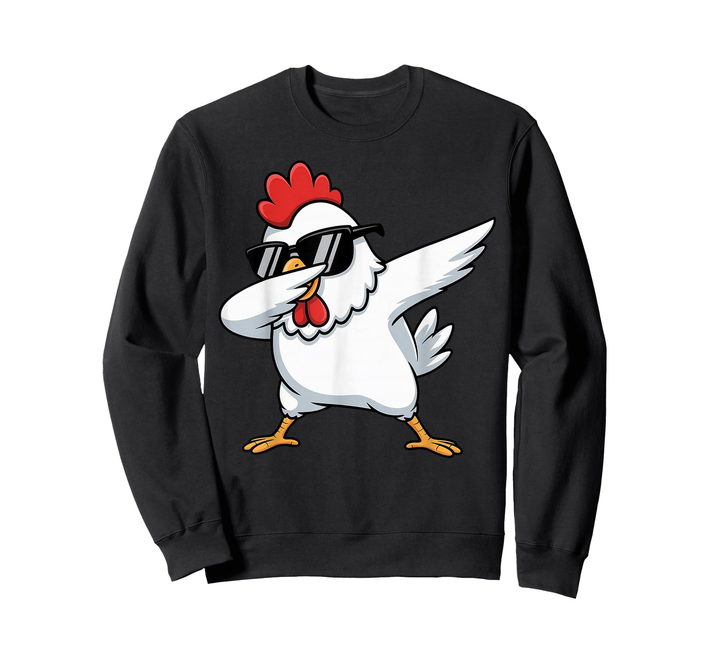 Cute Dabbing Chicken Graphic Kids Toddler Boys Farm Animal T-Shirt
