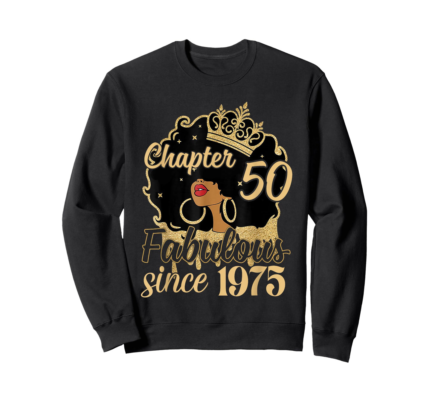 Chapter 50 Fabulous Since 1975 50th Birthday for Girls Women T-Shirt