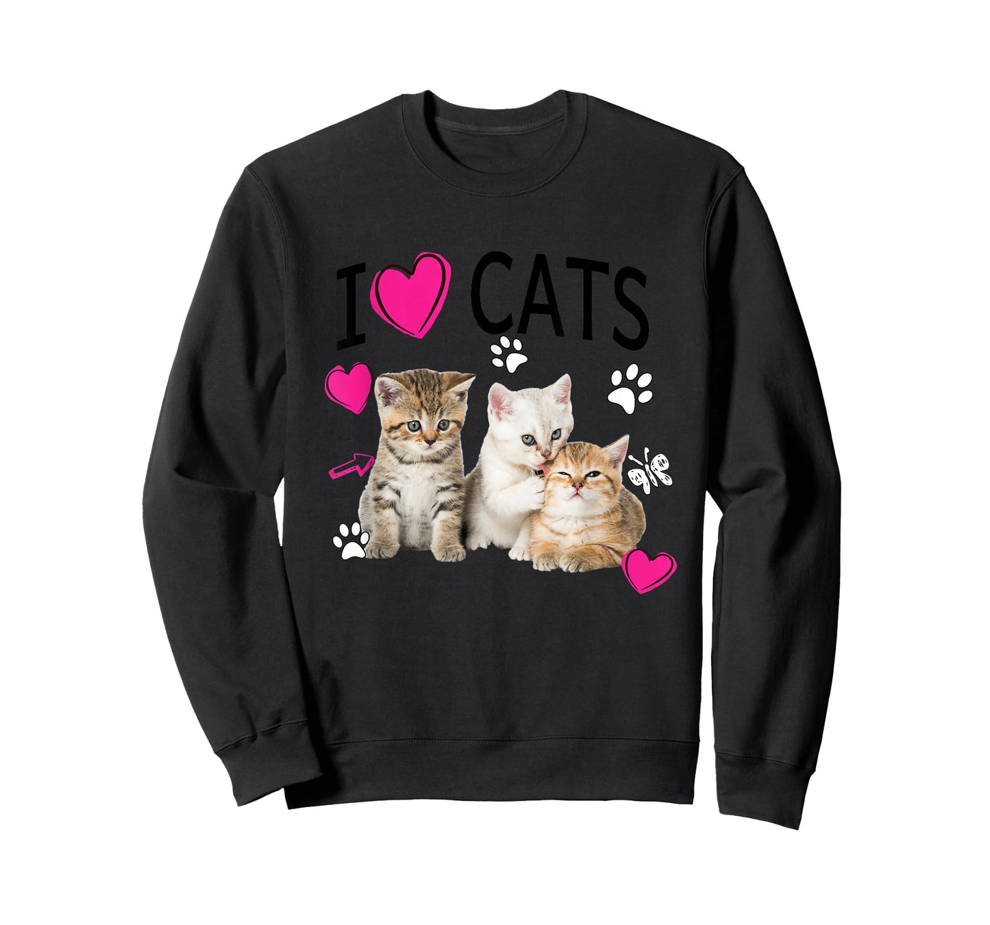 I Love Cats Desing | Cat lover Tee I love Kittens Gift Idea T-Shirt