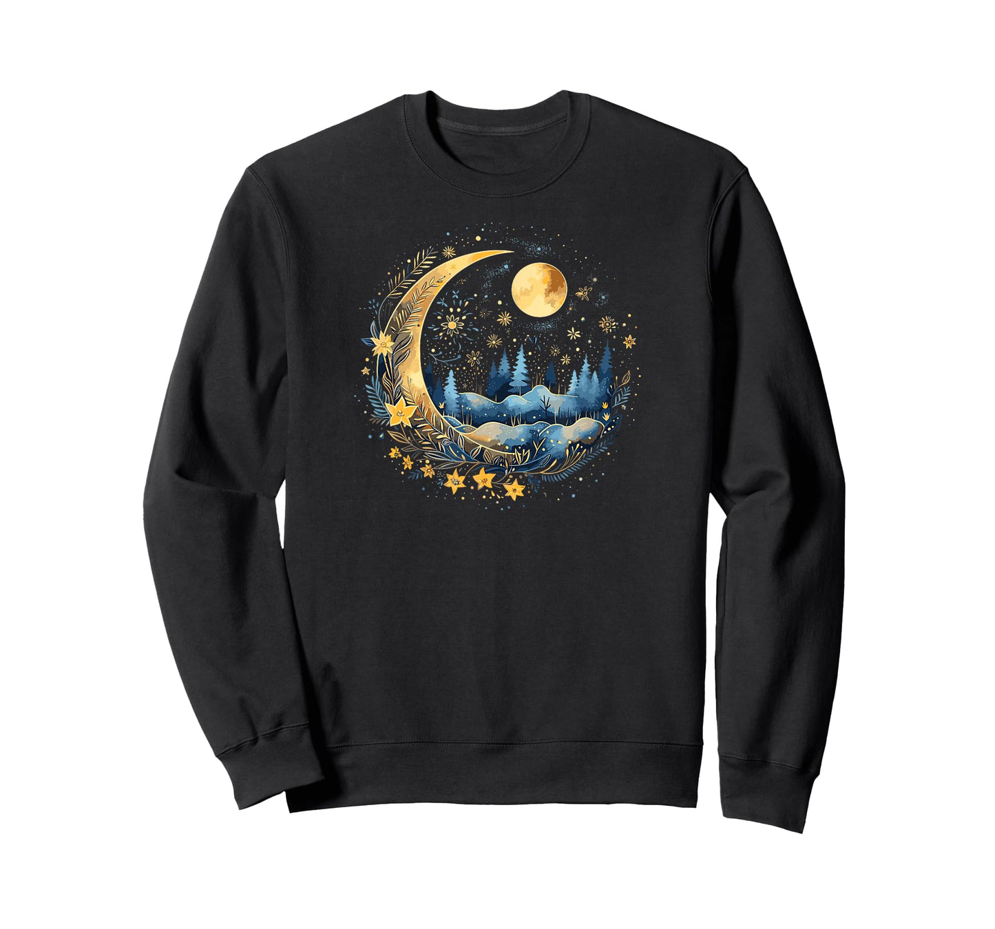 Galaxy Night Sky Moon Lunar Stars Love T-Shirt