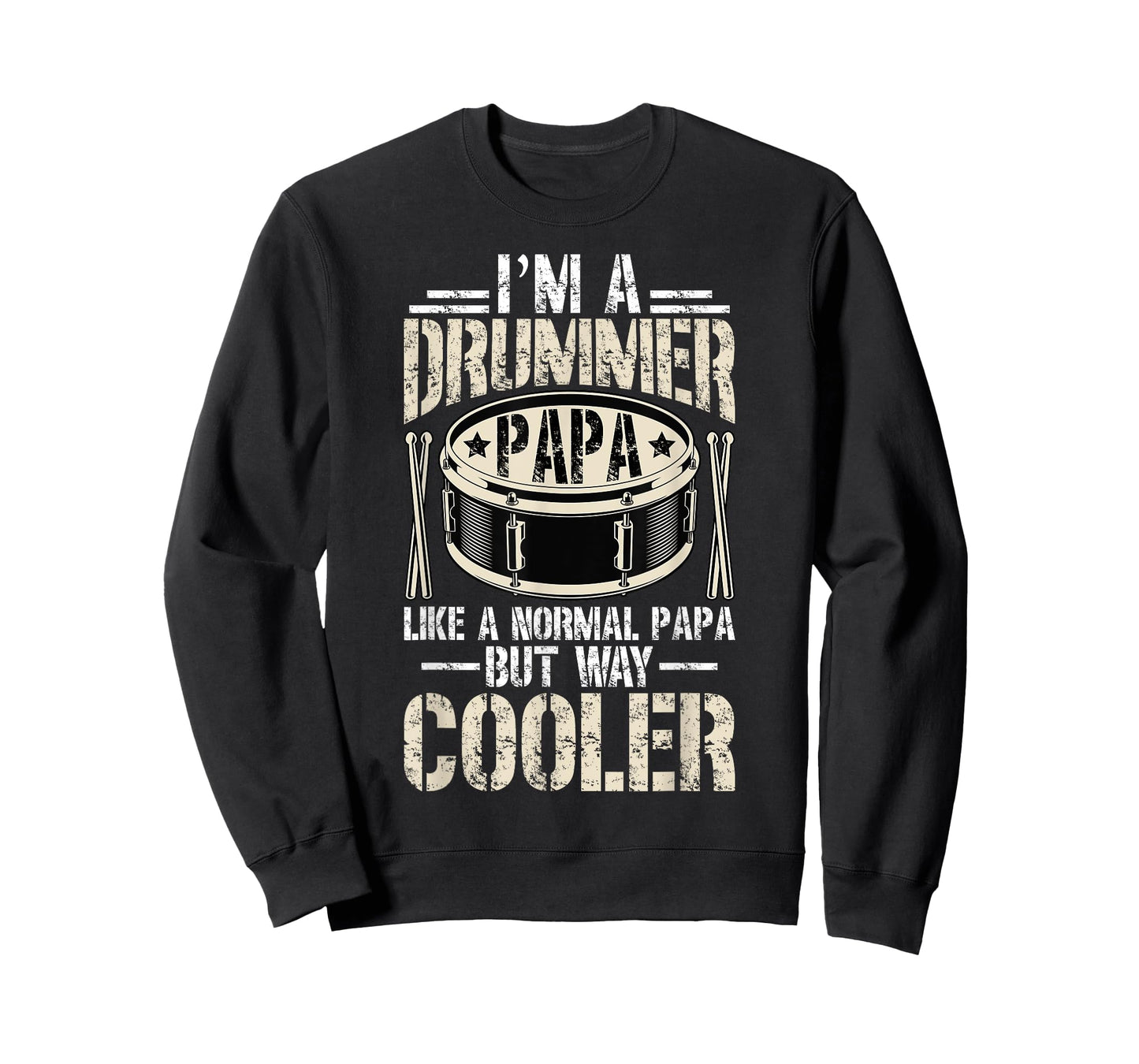 I'm A Drummer Papa Drum Papa Drummer Papa Grandpa T-Shirt