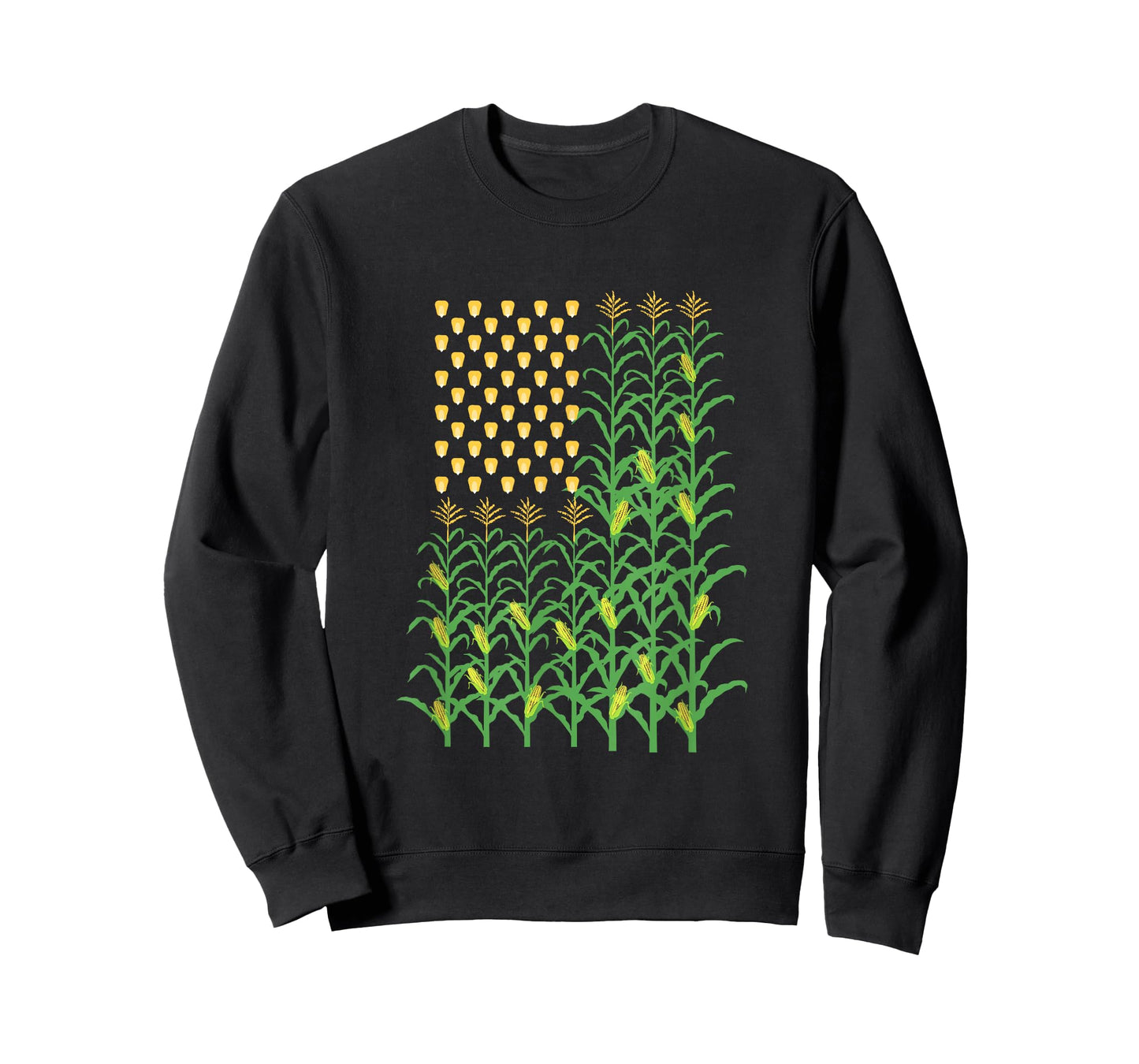 Corn Farmer - American Flag Crop Farmers Farm Farming Gift T-Shirt