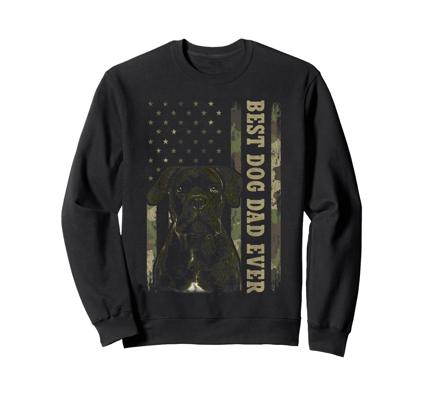 Best Corso Cane Dad Ever Shirt, Camo USA Flag Dog Dad T-Shirt for Men Women