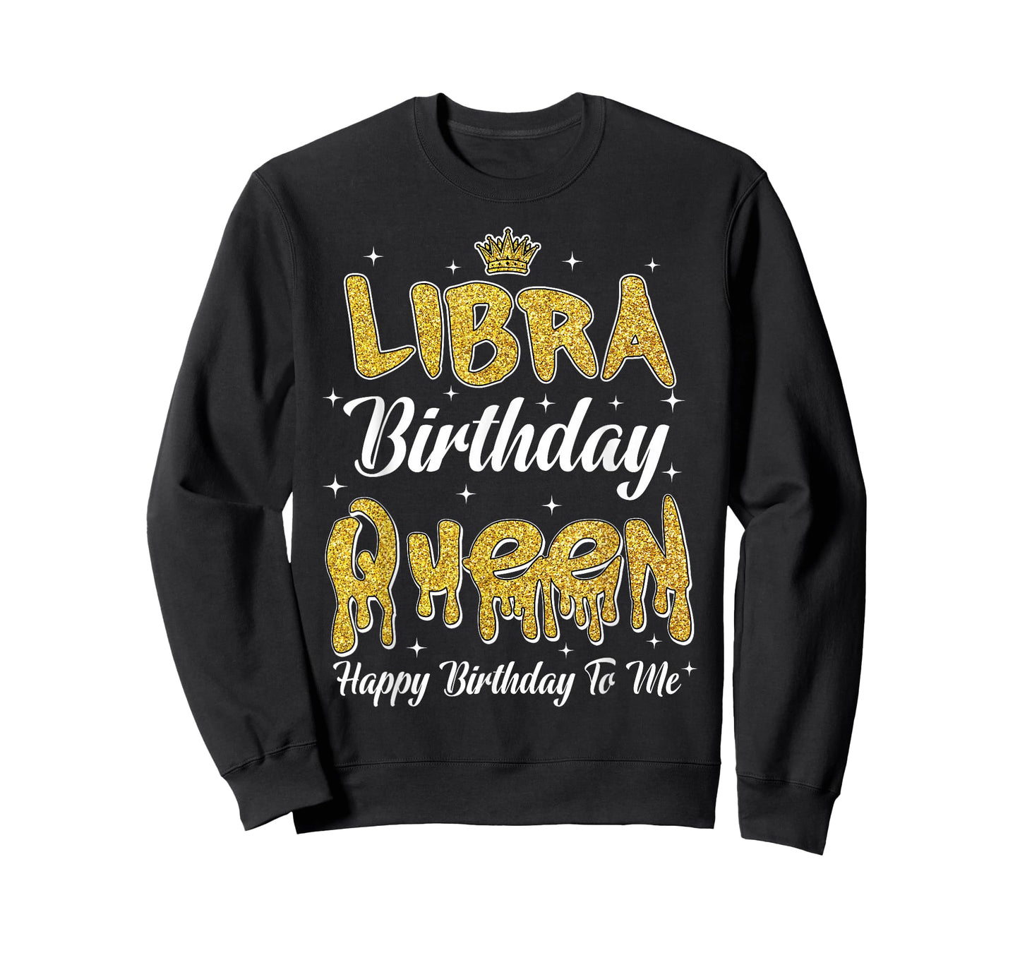 Libra Birthday Queen It's My Birthday Women Girl Zodiac T-Shirt