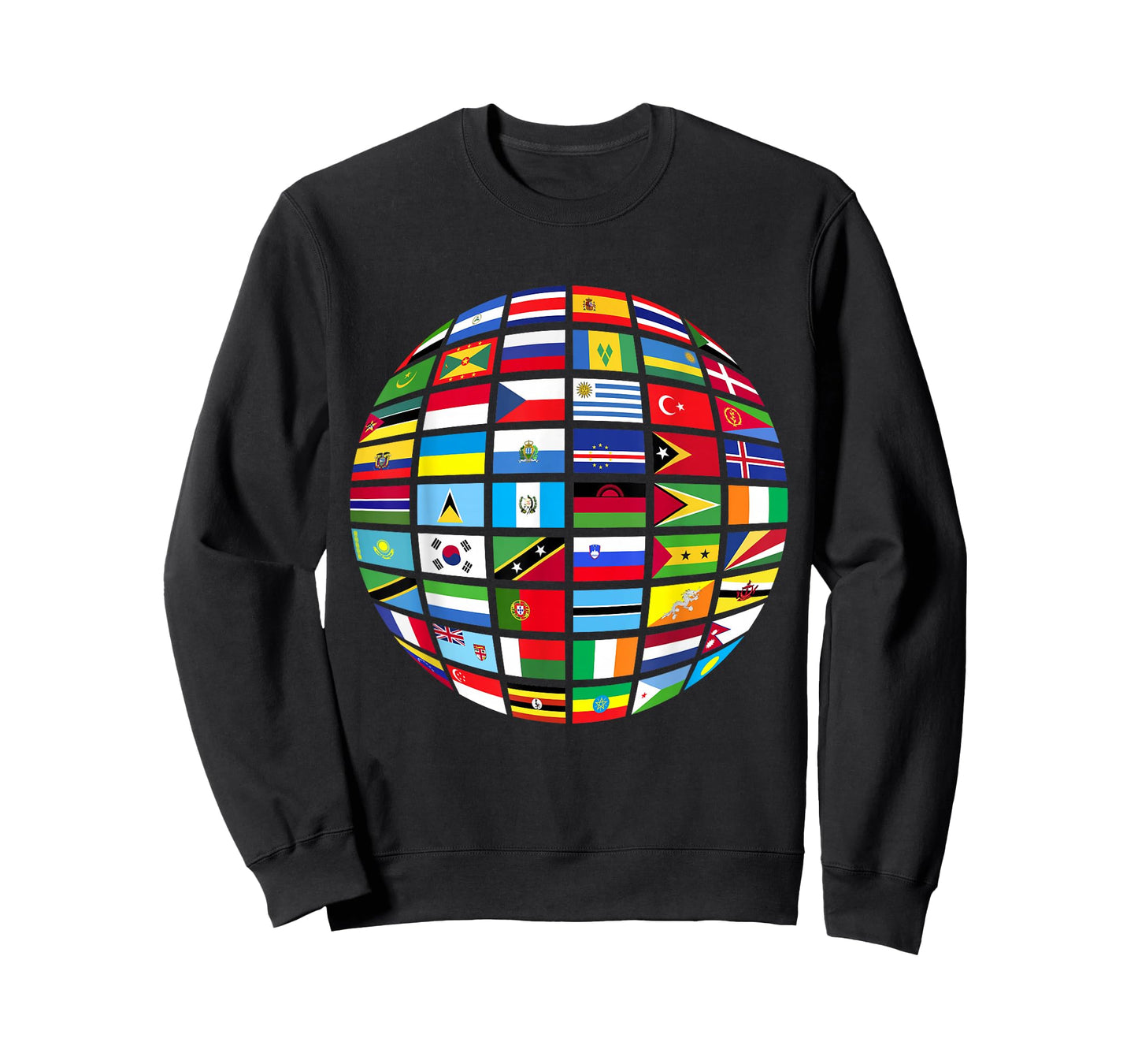 All Countries Flags of The World 287 Flag International T-Shirt