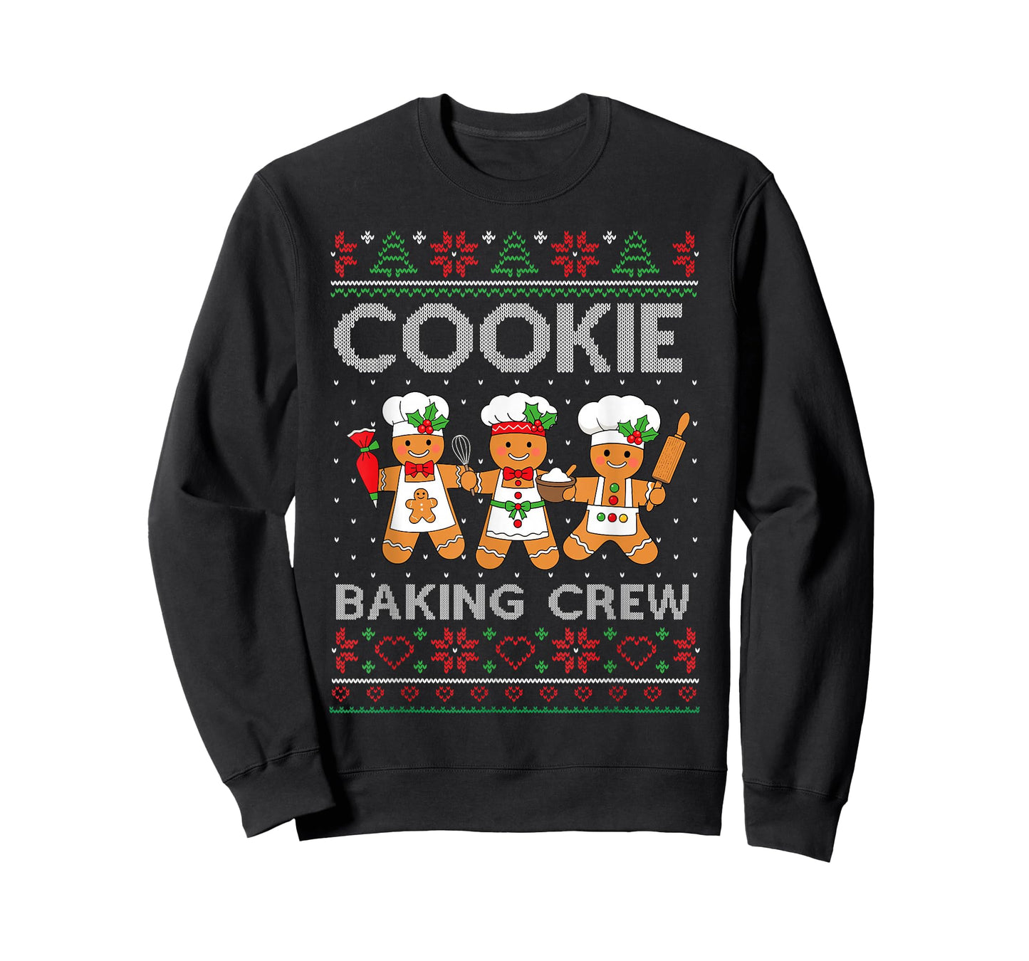 Christmas Cookie Baking Crew Family Baking Team Funny Cookie T-Shirt