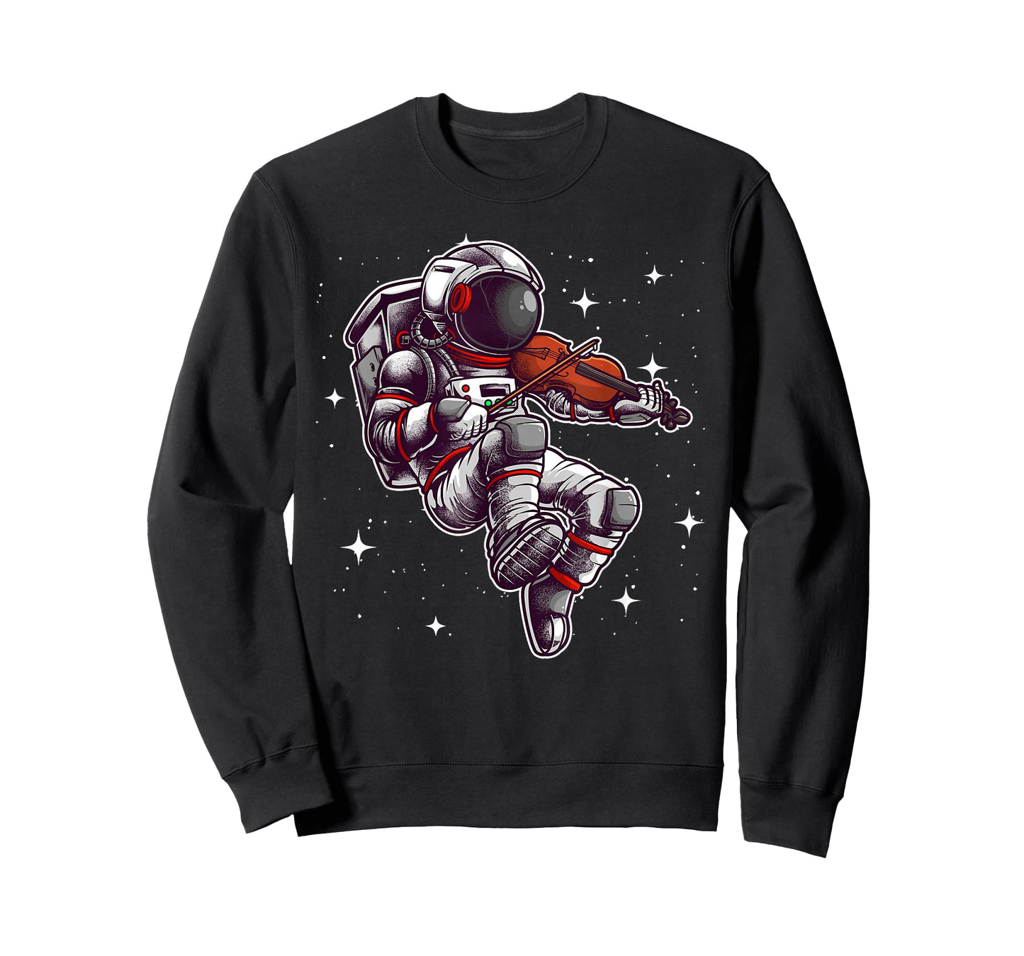 Cool Violin Player Astronaut For Men Women Viola Music Lover T-Shirt