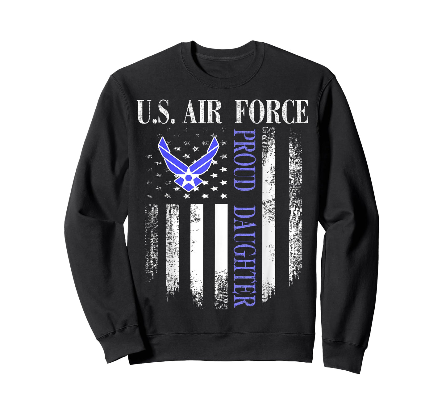 Vintage U.S. Air Force Proud Daughter With American Flag T-Shirt