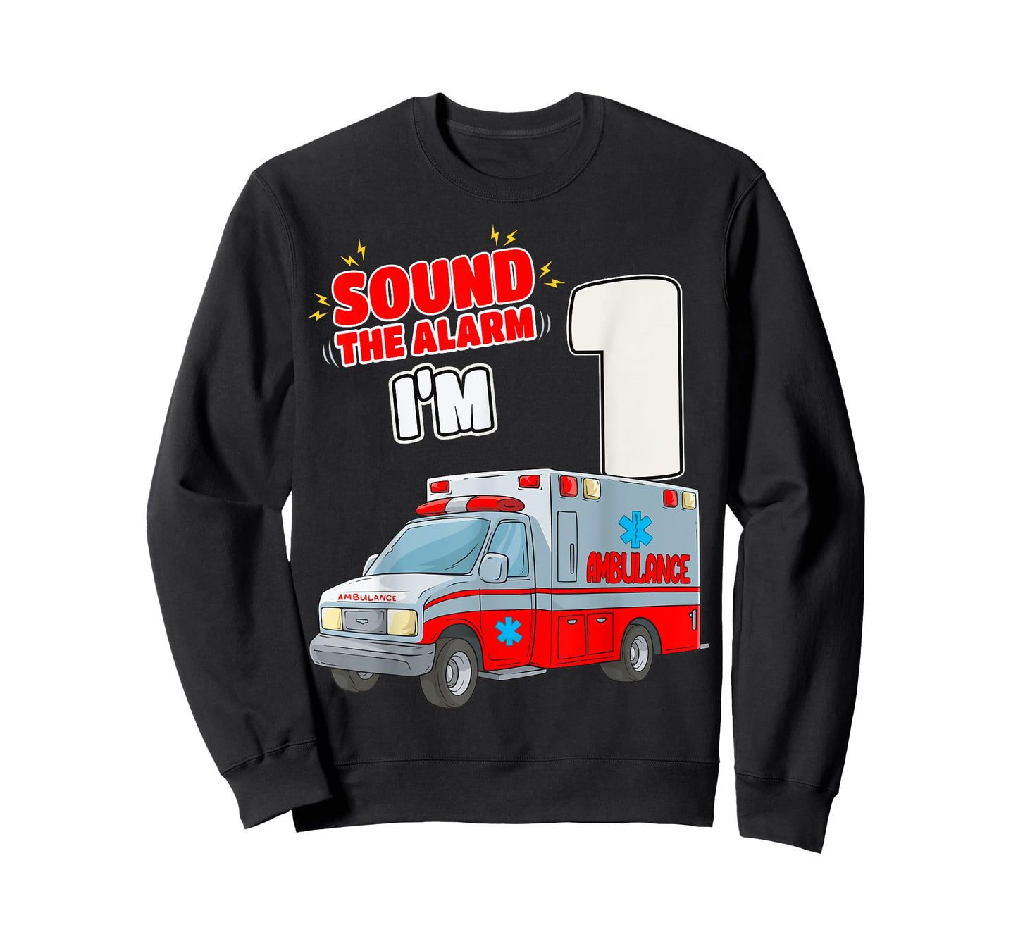 1st Birthday Medical Ambulance EMT 1 Year Old EMS Paramedic T-Shirt