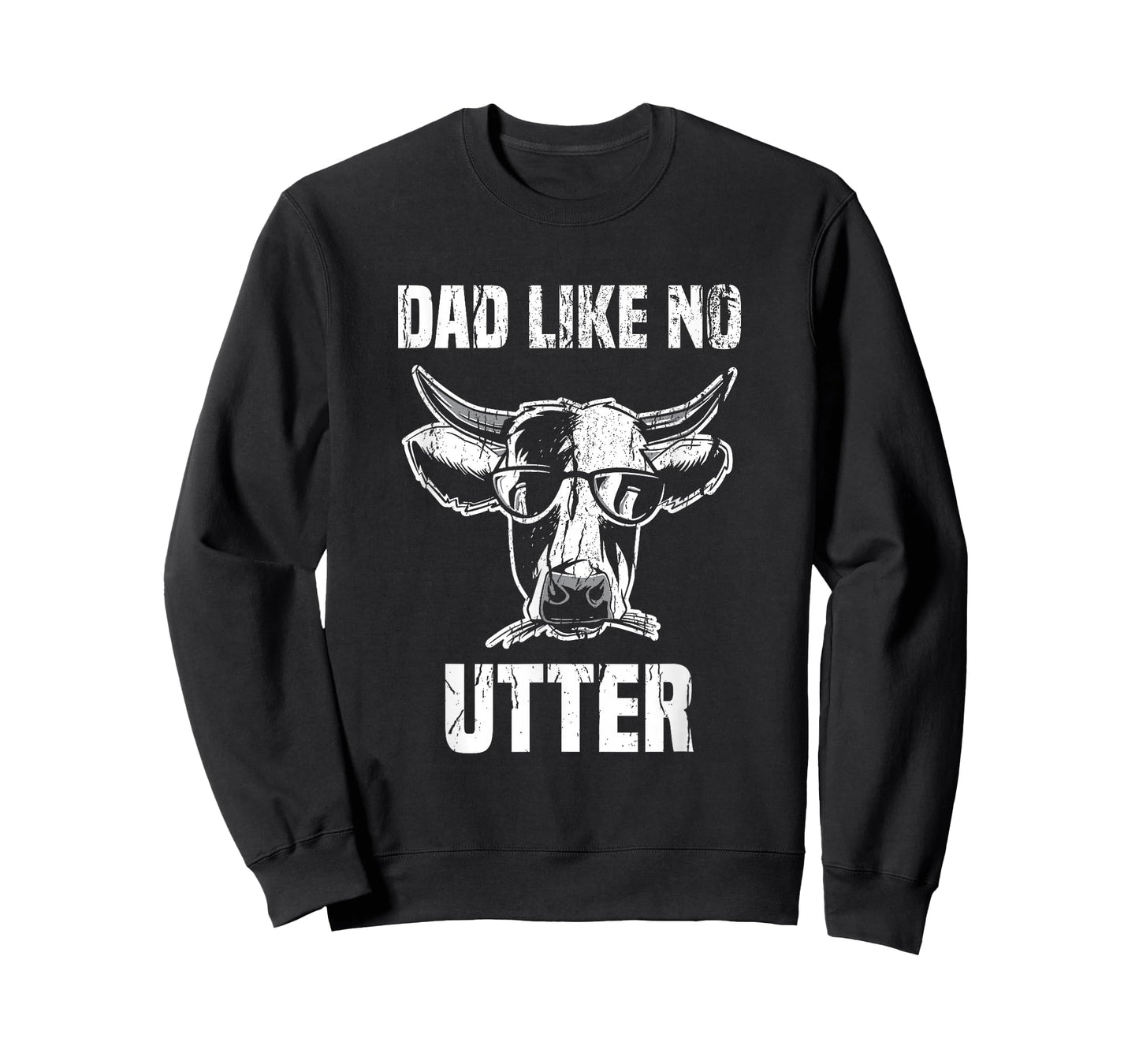 Lustige Khe Bauernhof Papa Farming Leben Kuh Men's Adults Black Animal T-Shirt Small Classic Fit Crew Collar Short Sleeve Father's Day