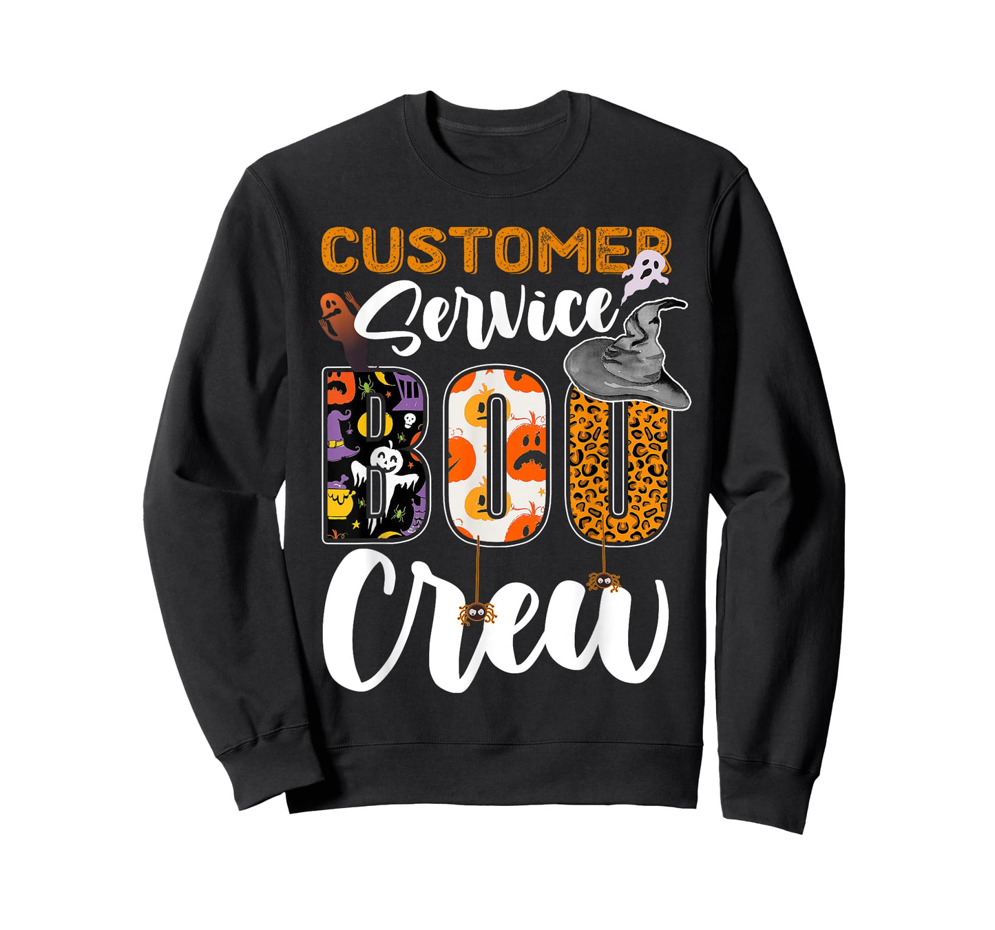 Customer Service Boo Crew Halloween Matching Specialist T-Shirt