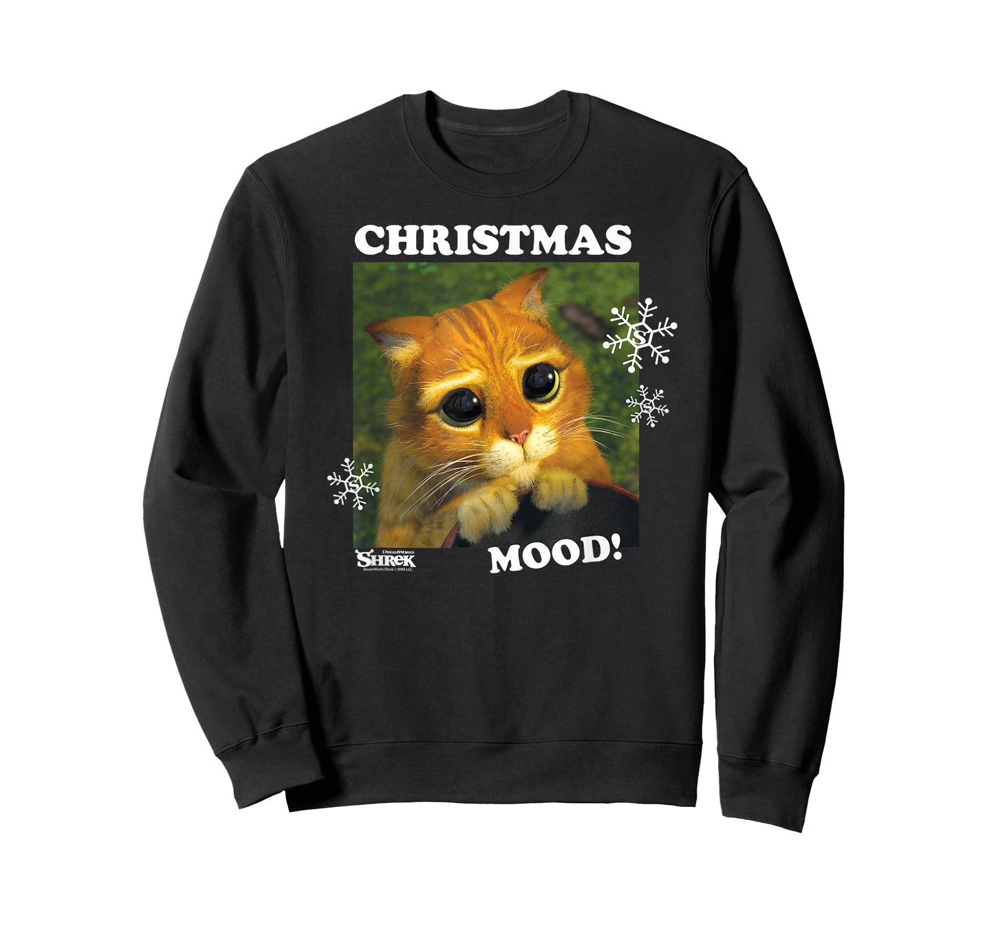 Shrek Christmas Mood Puss In Boots T-Shirt
