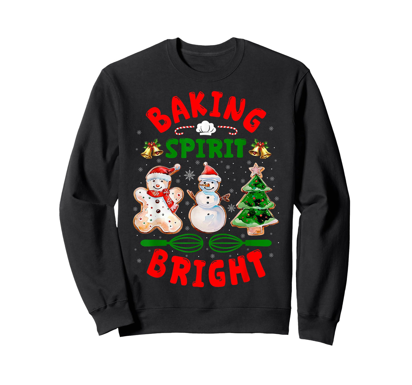 Baking Spirit Bright Donut Christmas Tree Xmas Cookie Kids T-Shirt