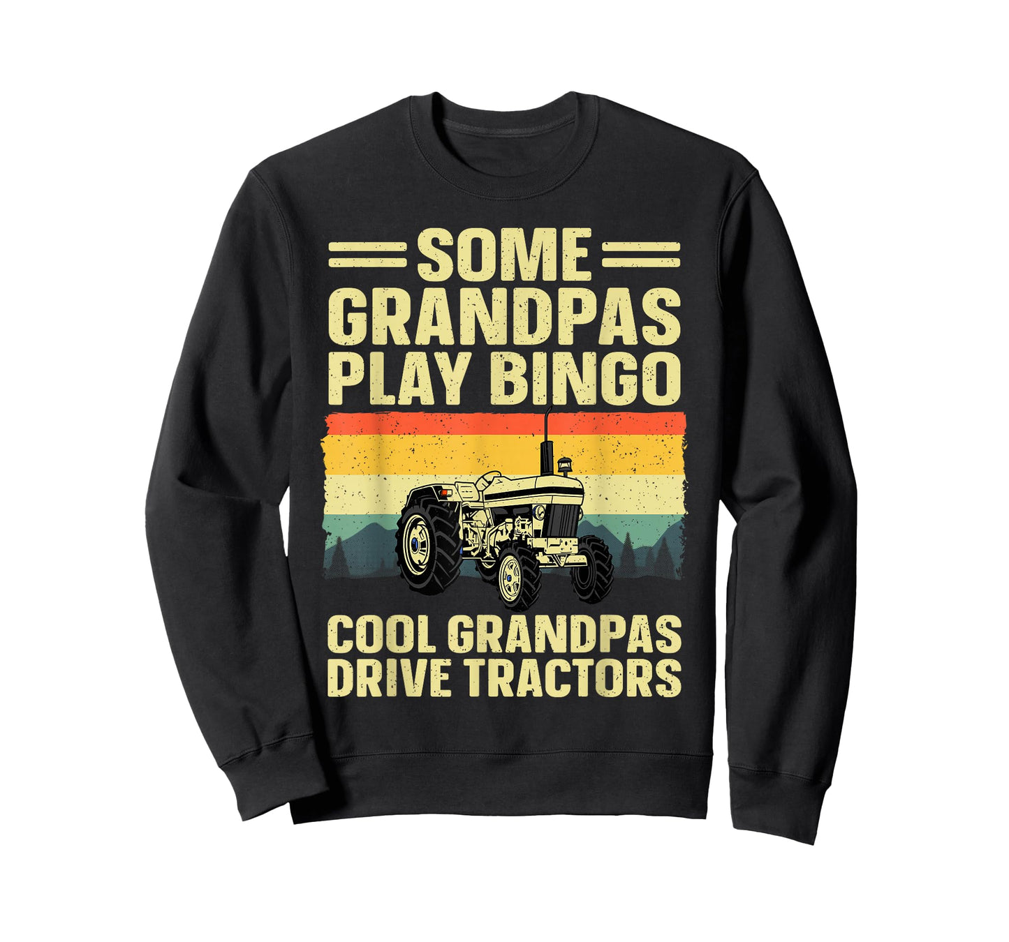 Cool Tractor Art For Grandpa Men Farming Farmer Farm Tractor T-Shirt