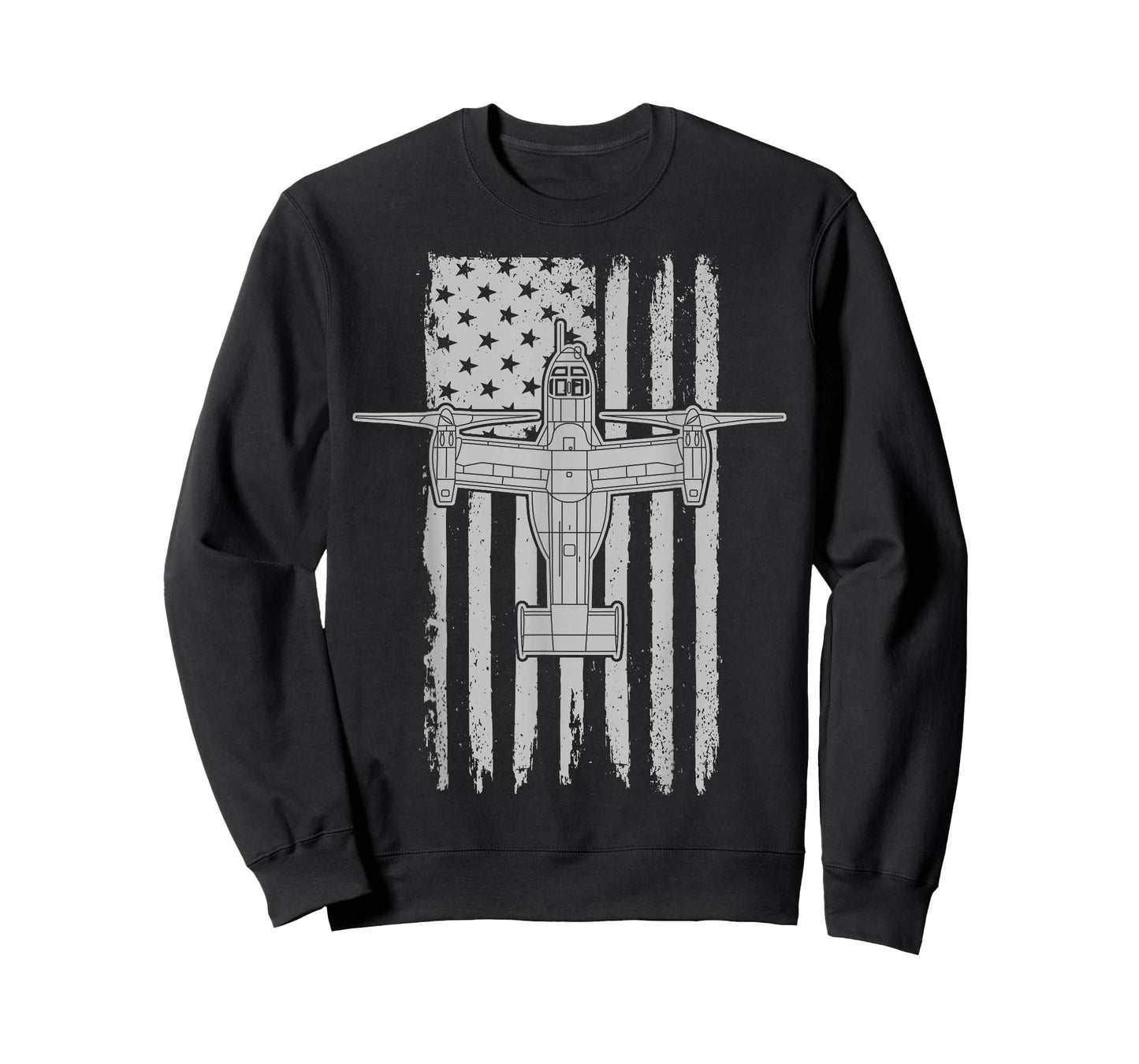 V-22 Osprey Military Helicopter American Flag V22 T-Shirt for Women Kids Men