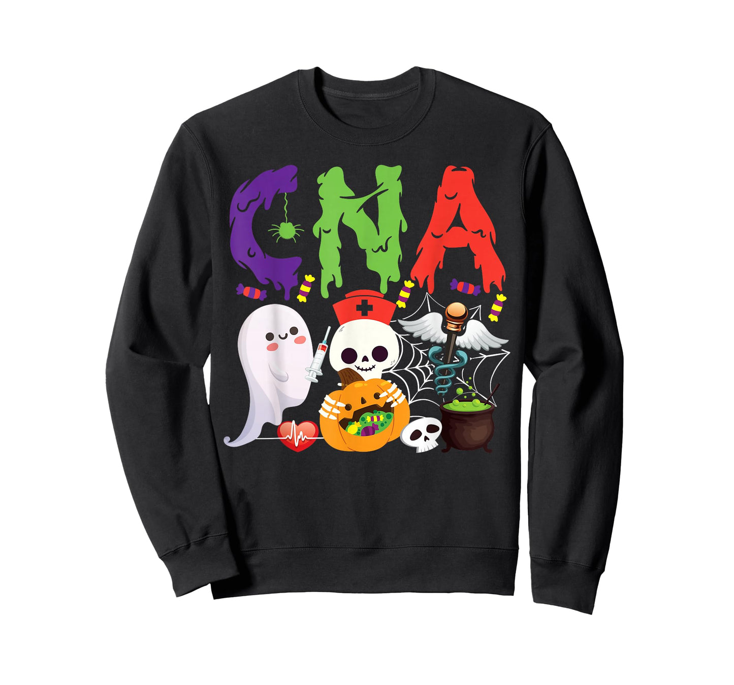 CNA Nurse Certified Nursing Assistant Halloween Cna T-Shirt