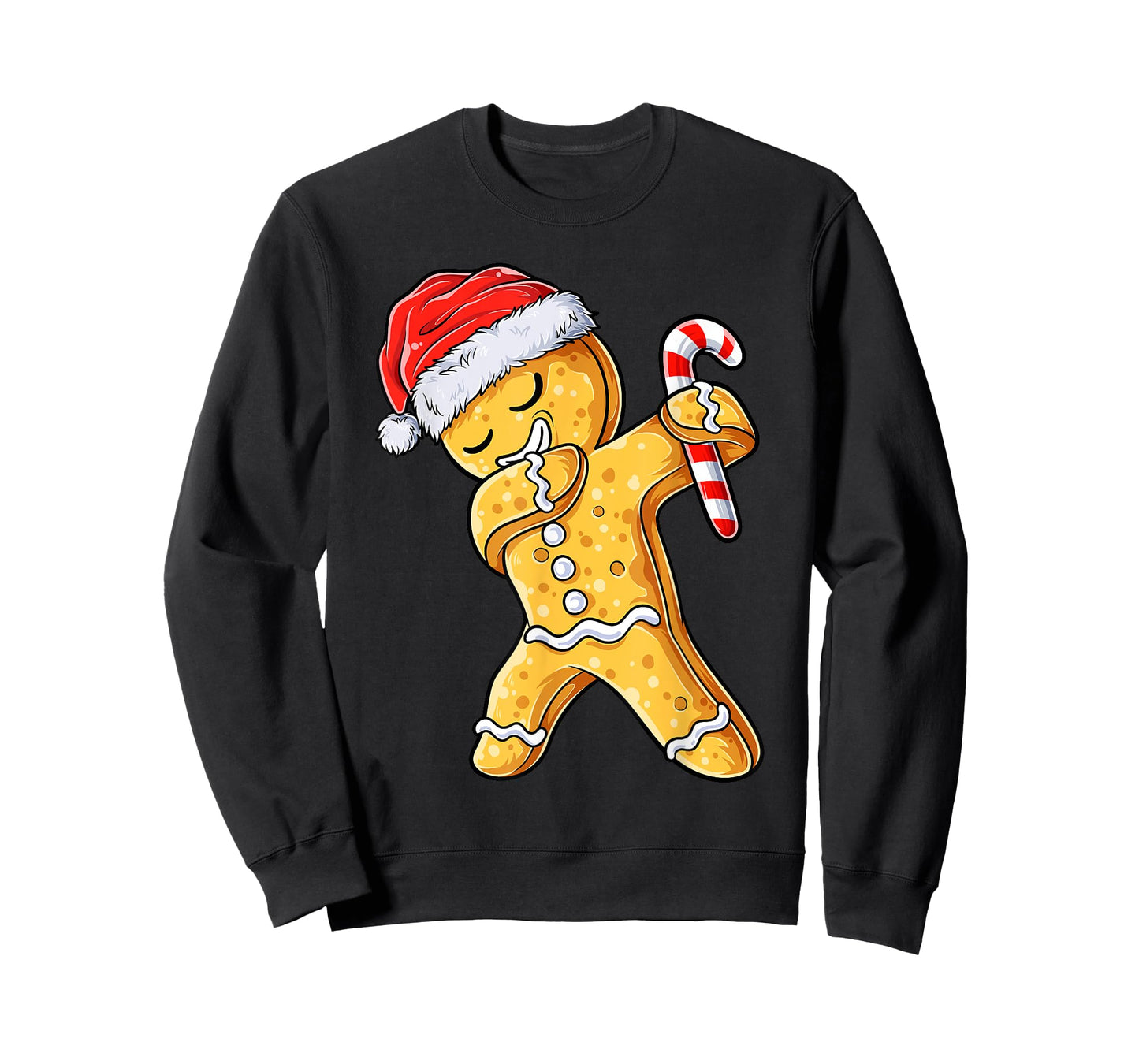 Christmas Gingerbread Man Dabbing Cool Cookie Dab Xmas Kids T-Shirt