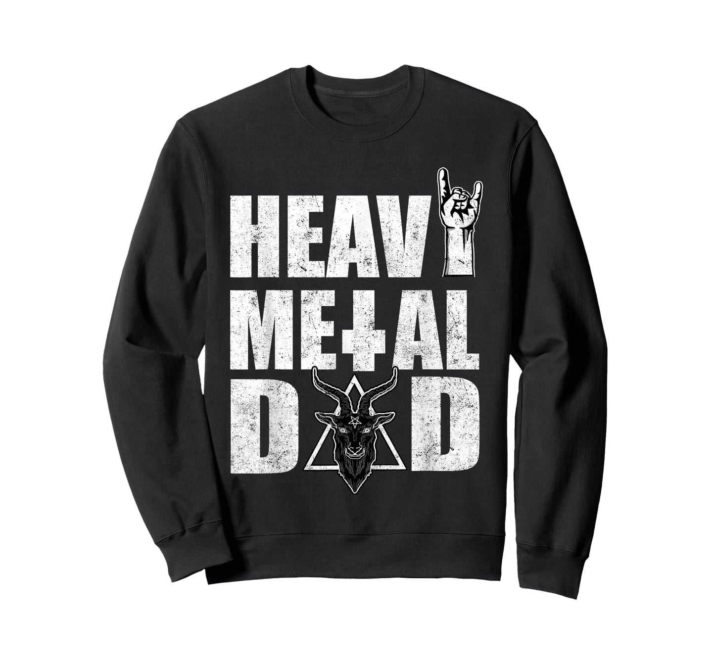 Heavy Metal Dad Pentagram Metal Music Father T-Shirt