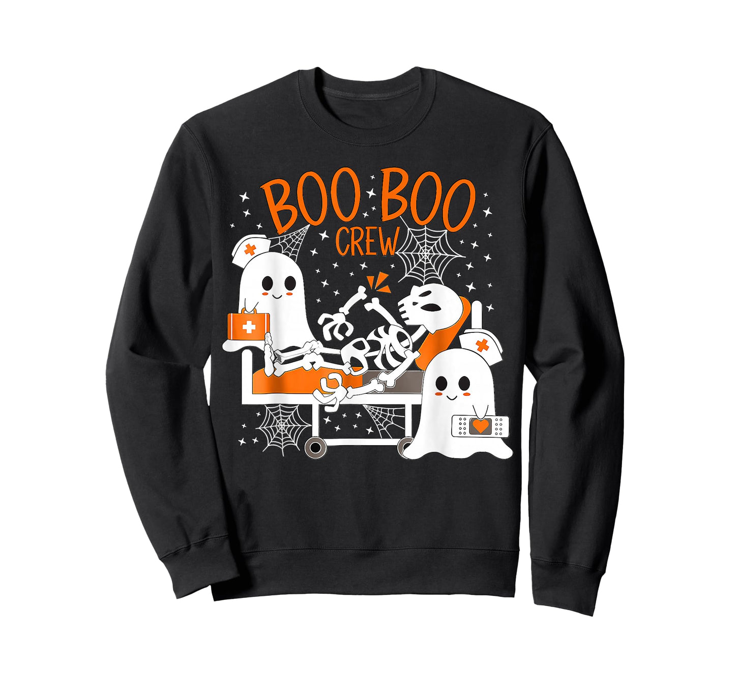 Cool Boo Boo Crew Ghost Doctor Paramedic Nurse Halloween T-Shirt