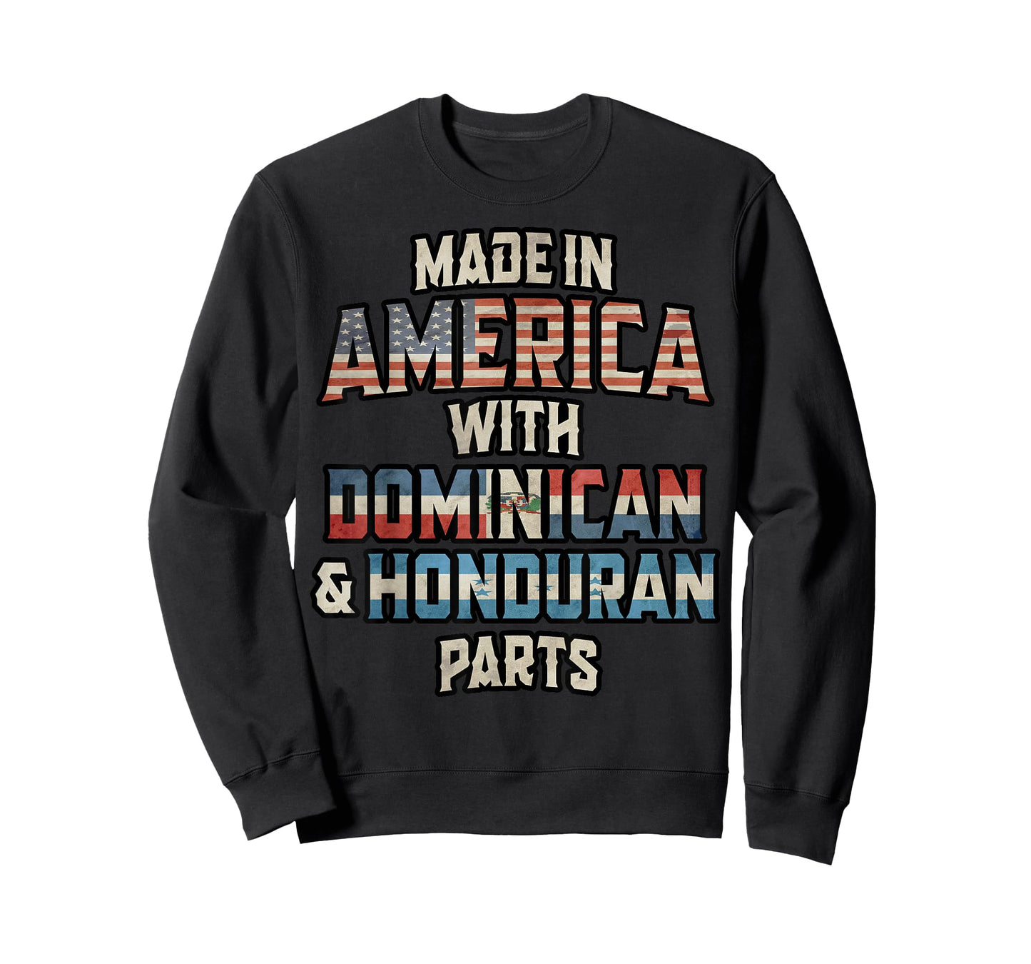 Dominican And Honduran Made In America Mix Heritage Vintage T-Shirt