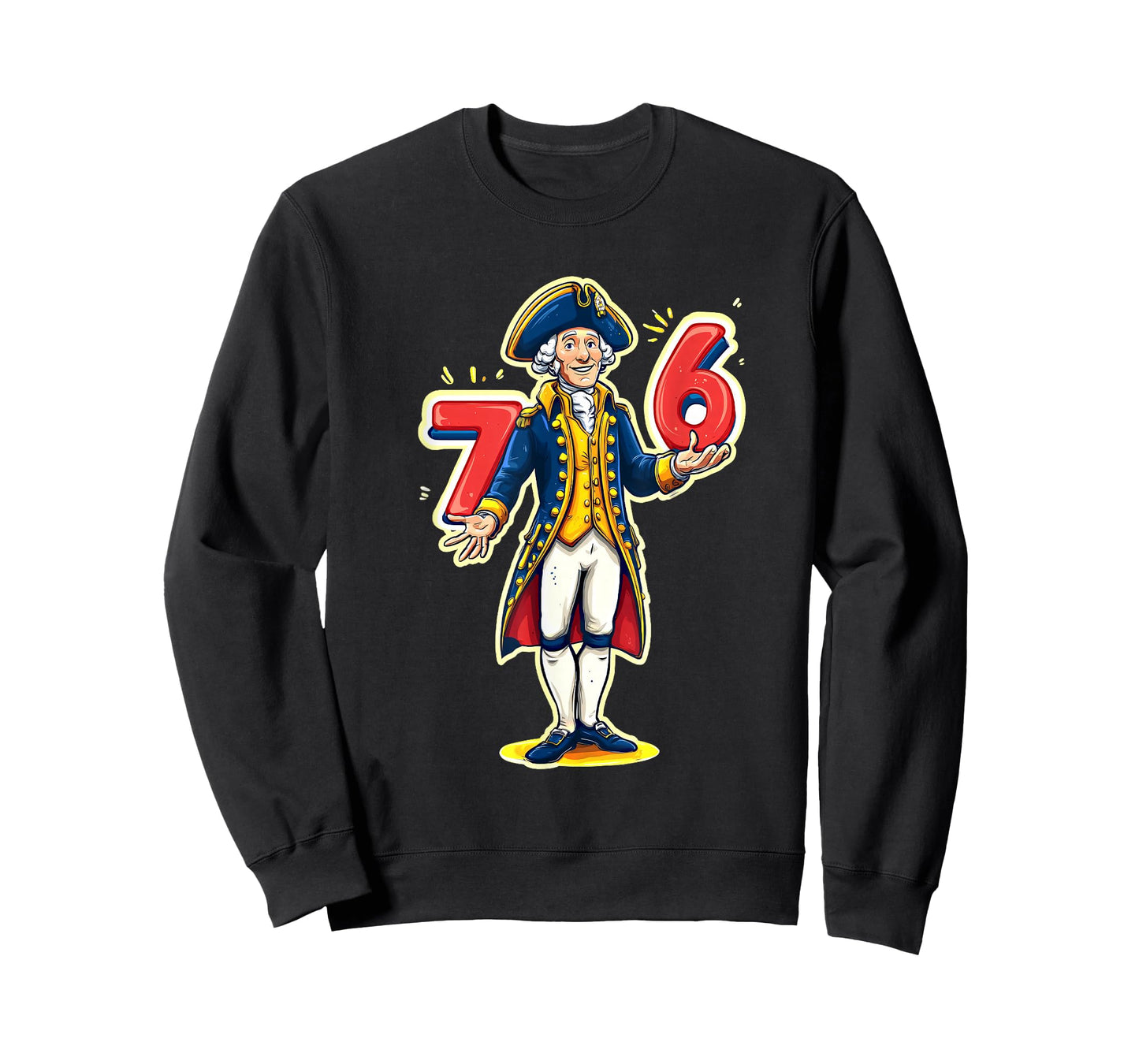 6-7 7-6 Funny George Washington Six Seven Meme T-Shirt