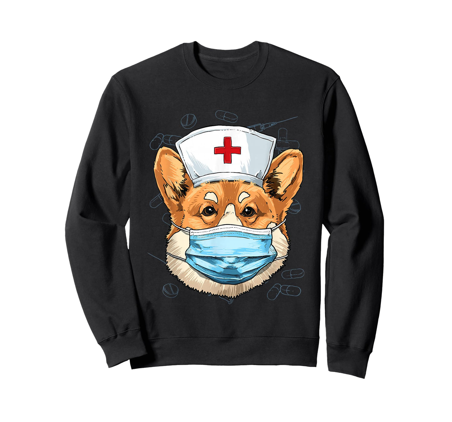 Corgi Dog Nurse RN Nursing School Graduation T-Shirt
