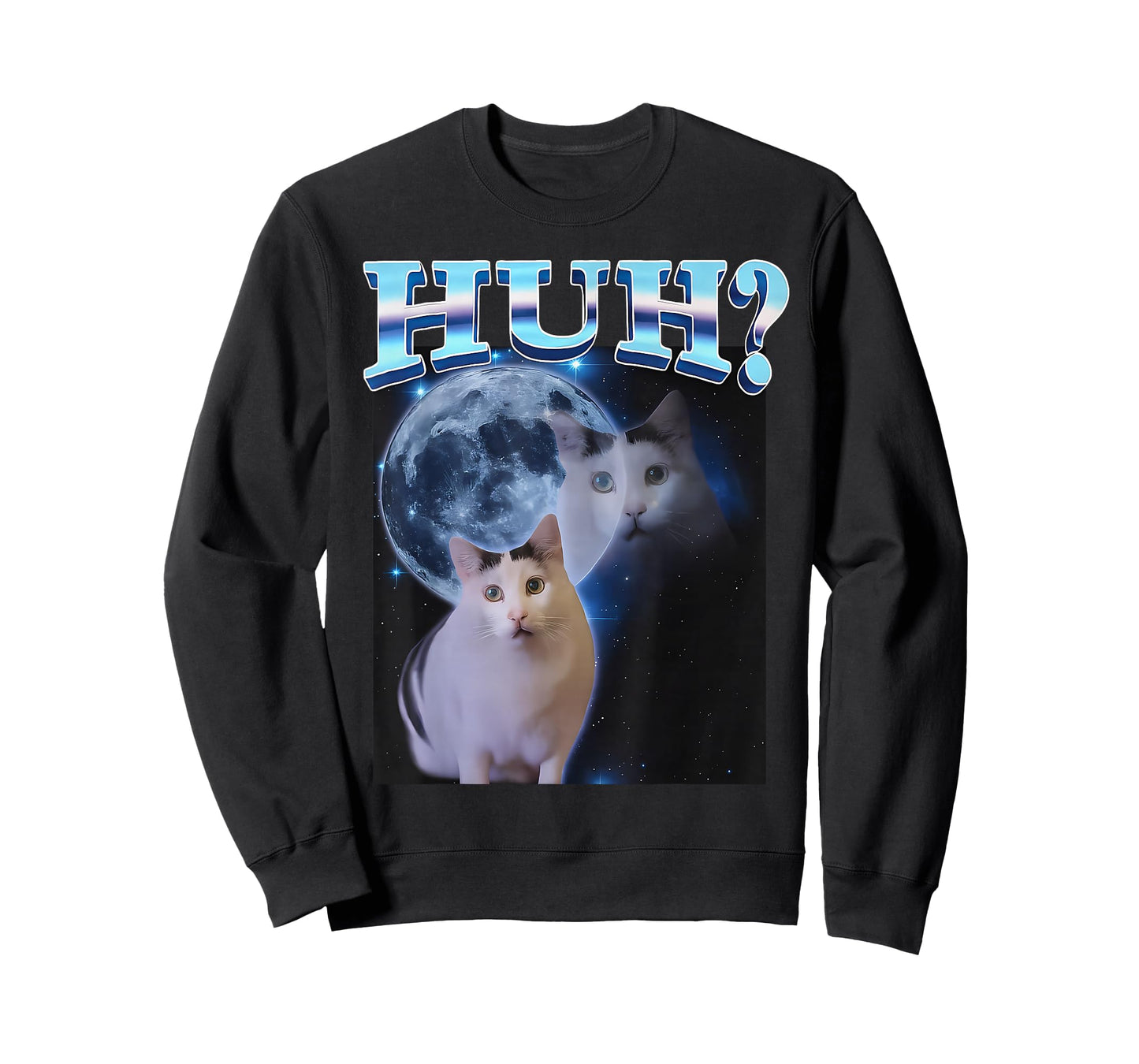 Huh Funny Dank Cat Meme Ugly Gifts Goofy Ahh Cats Stupid T-Shirt