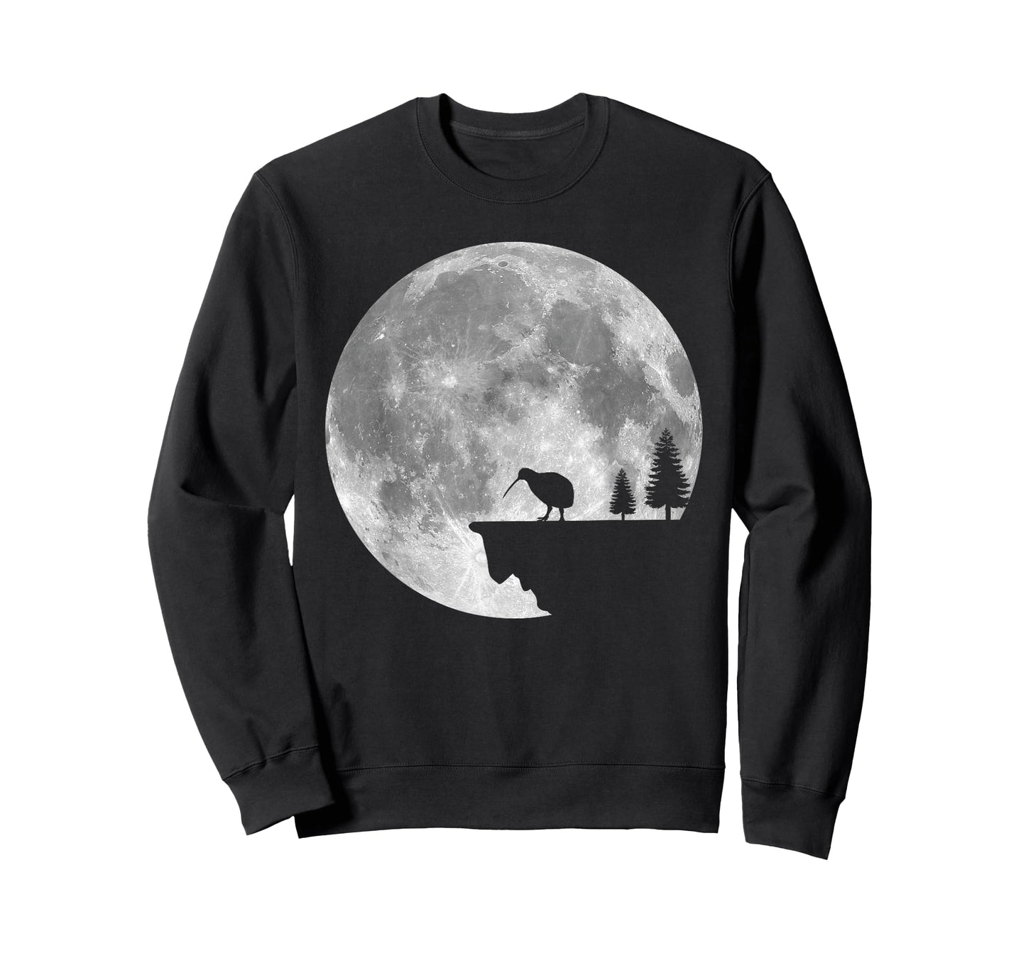 Great Kiwi Bird Moon Design Nature Kiwis T-Shirt