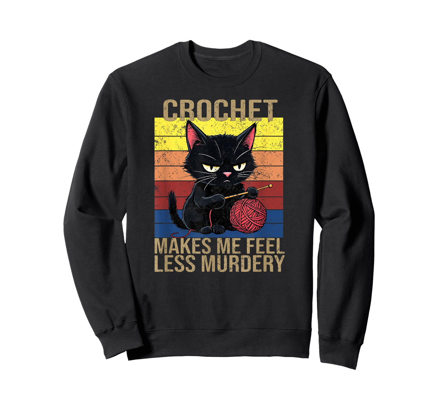 Crochet Mom Makes Me Feel Less Murdery Vintage T-Shirt