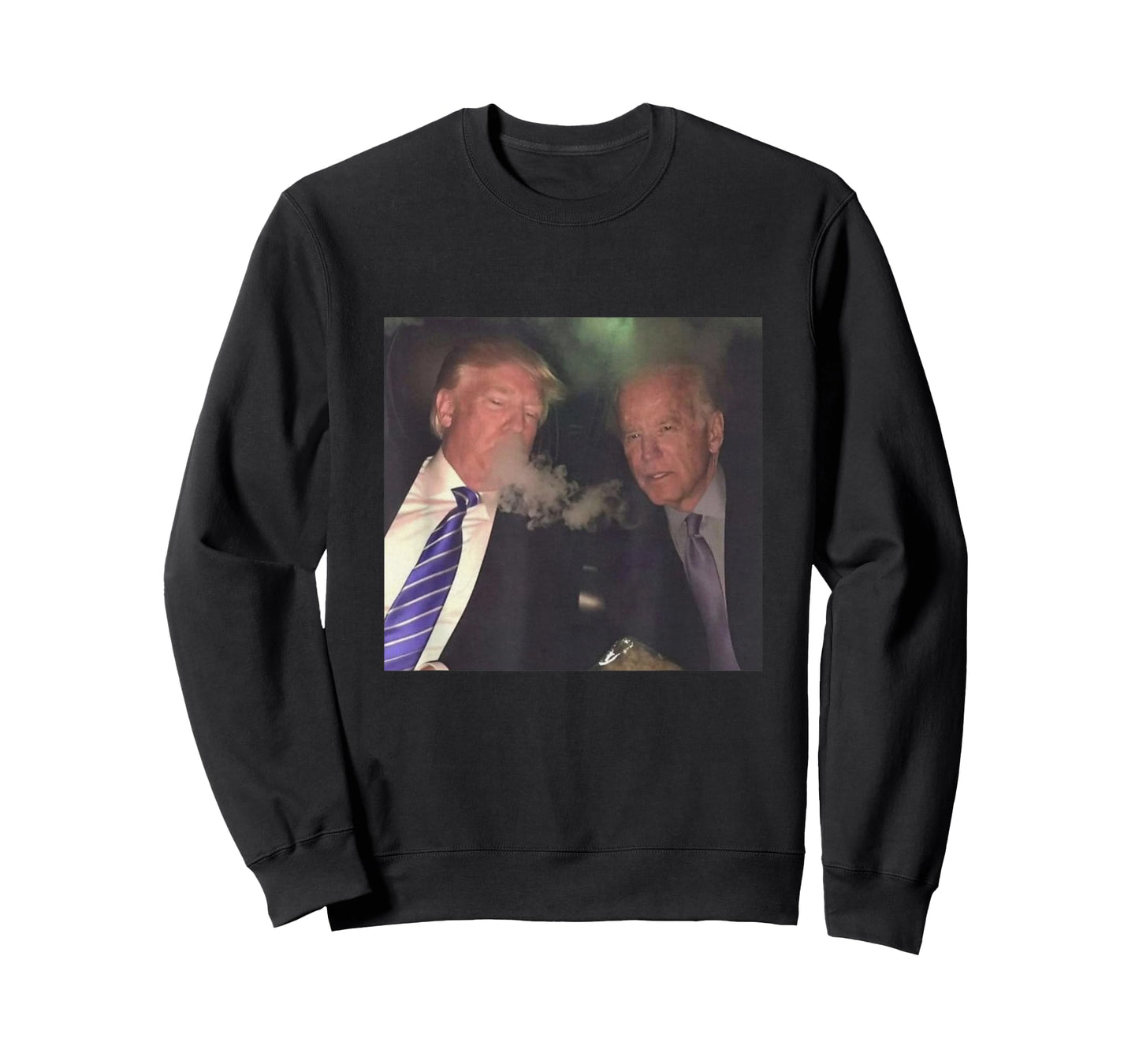 Funny Trump and Biden Smoking T-Shirt