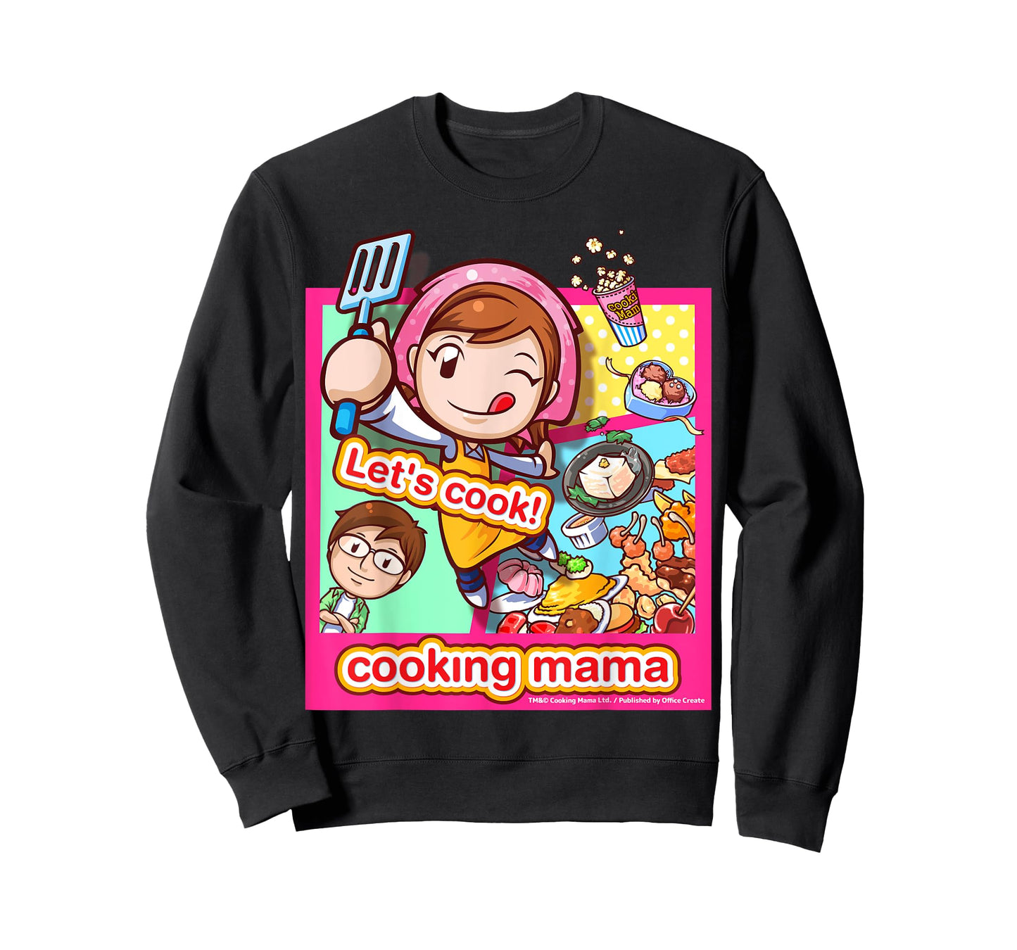 Cooking Mama Let's cook T-Shirt frame pink T-Shirt