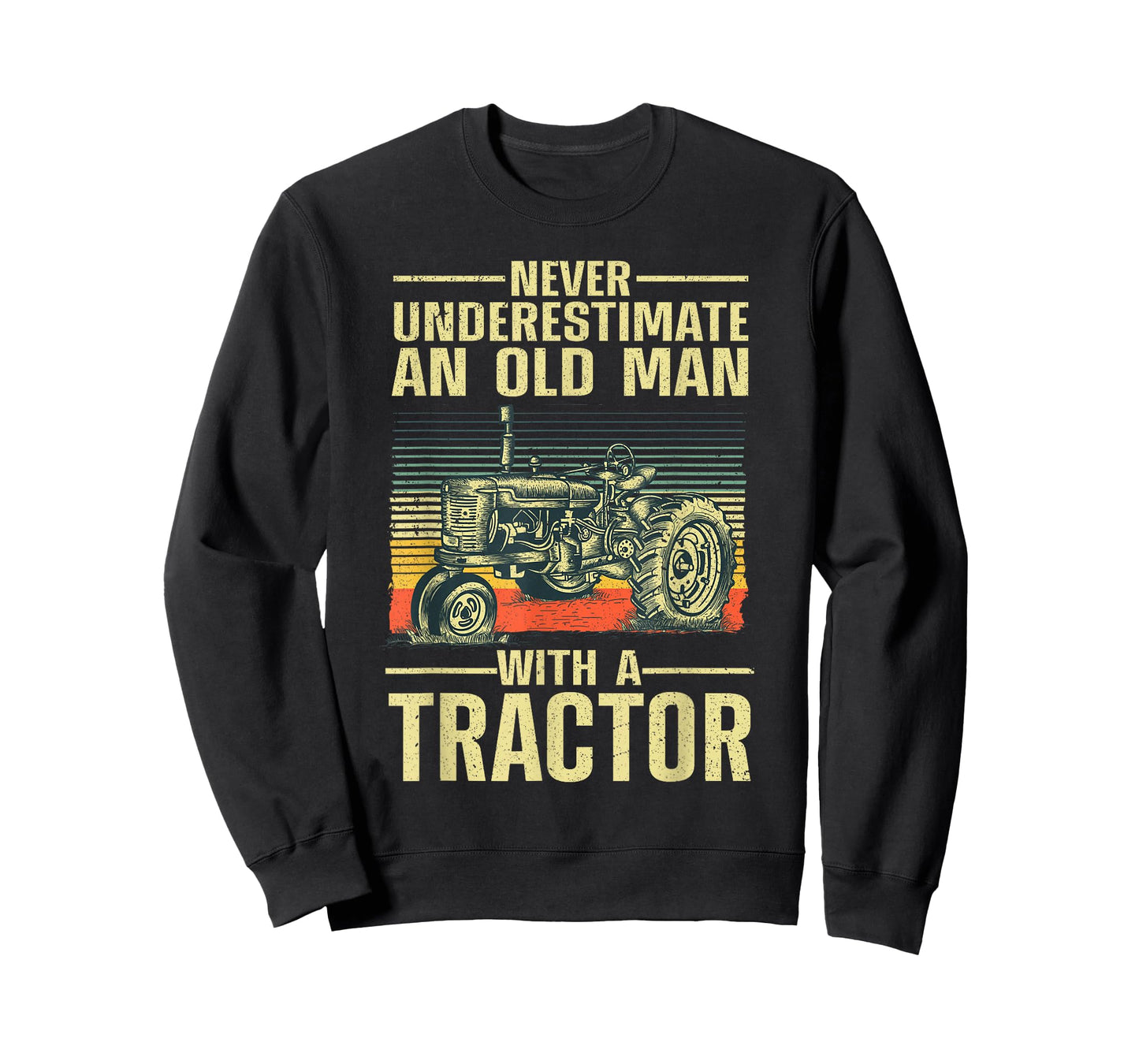 Cool Tractor Design For Grandpa Men Tractor Driver Farming T-Shirt