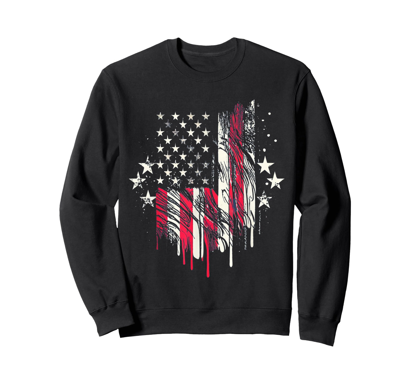 American Flag Mens USA Toddler American Flag 4th of July T-Shirt