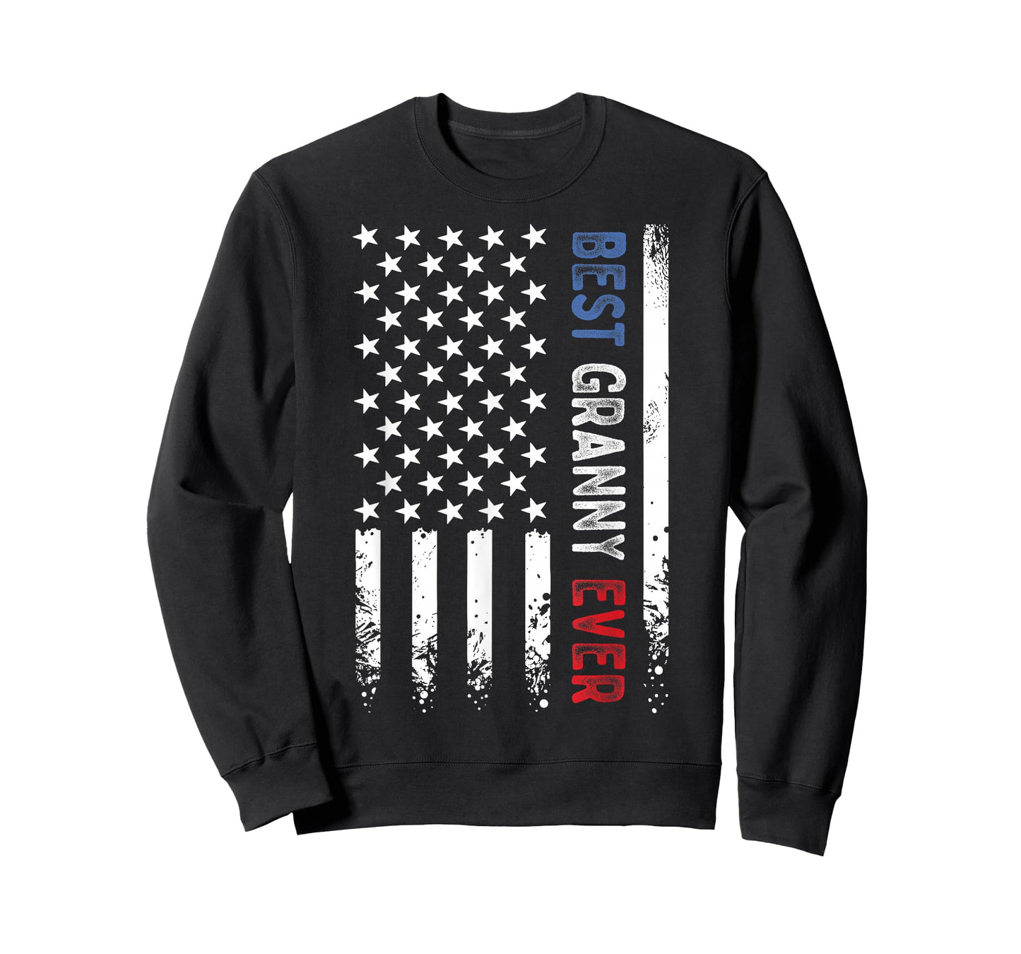 Mother's Day Best Granny Ever American Flag Patriotic T-Shirt