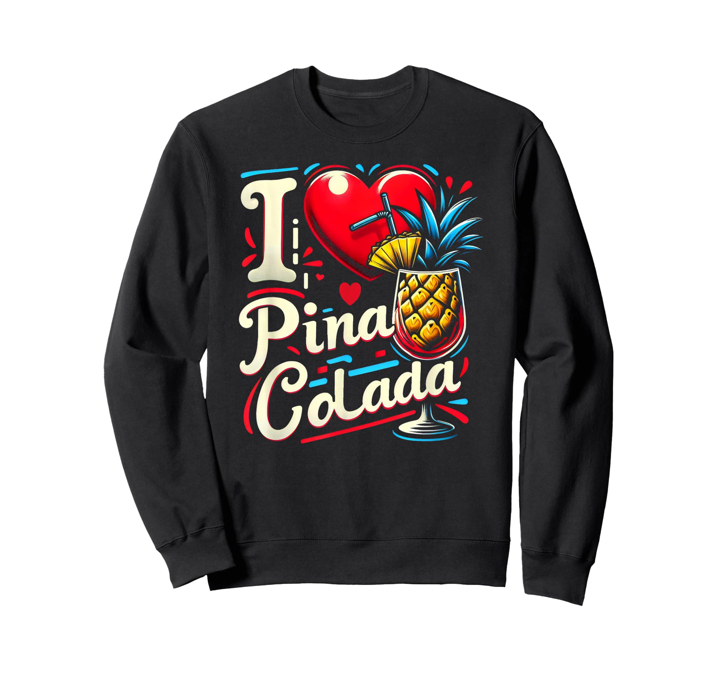 I Heart Pina Colada Tropical Drink T-Shirt