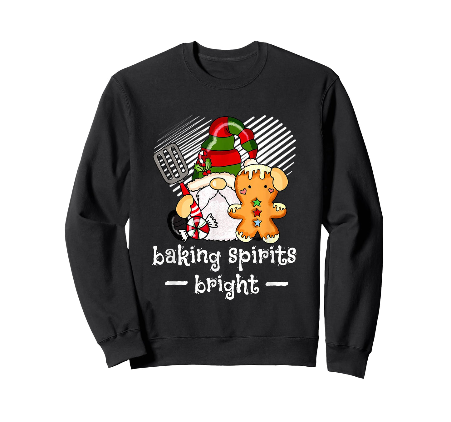 Christmas Gnome Baking Spirits Bright T-Shirt