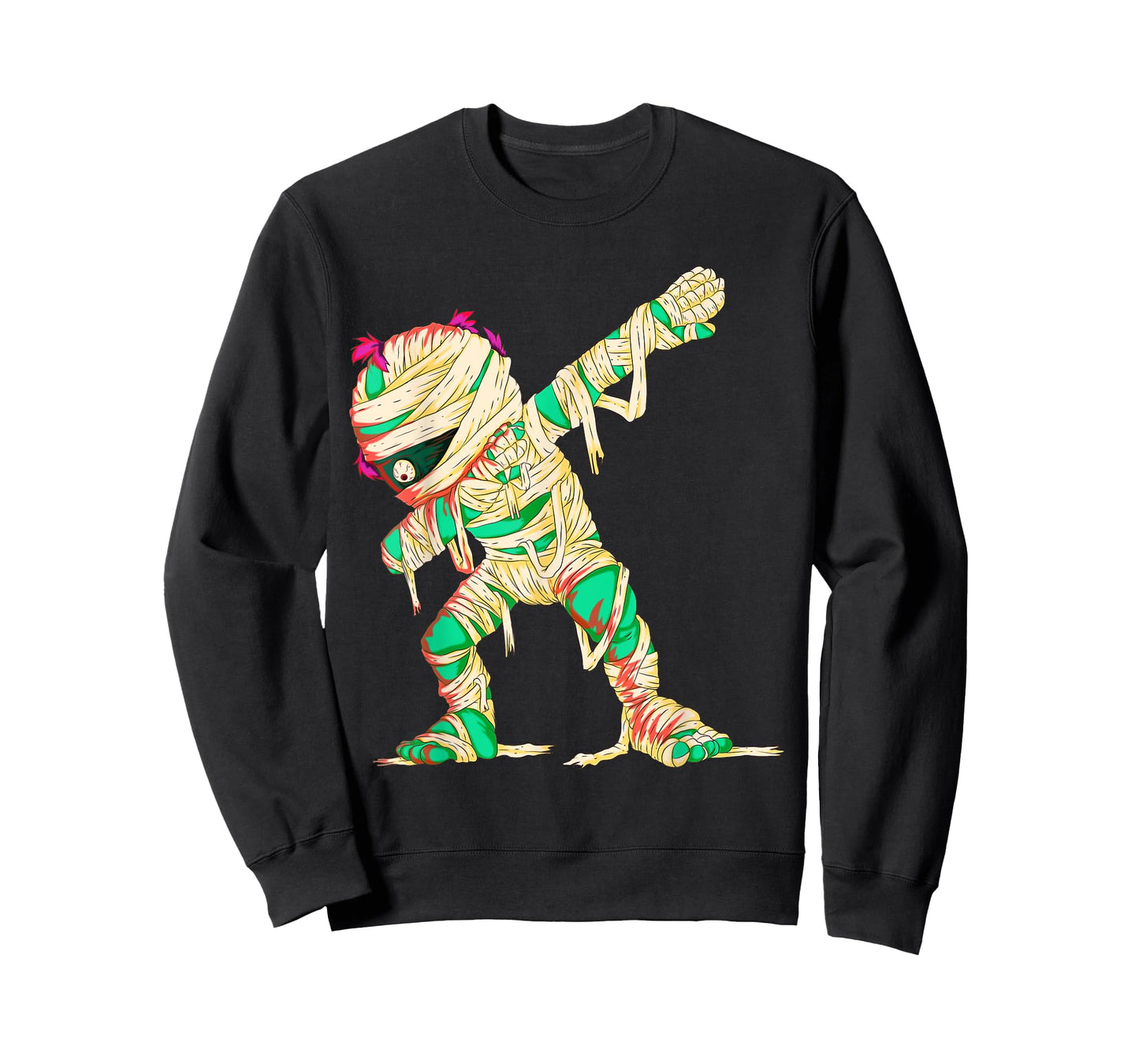 Funny Dabbing Mummy Scary Halloween Costume Spooky Halloween T-Shirt