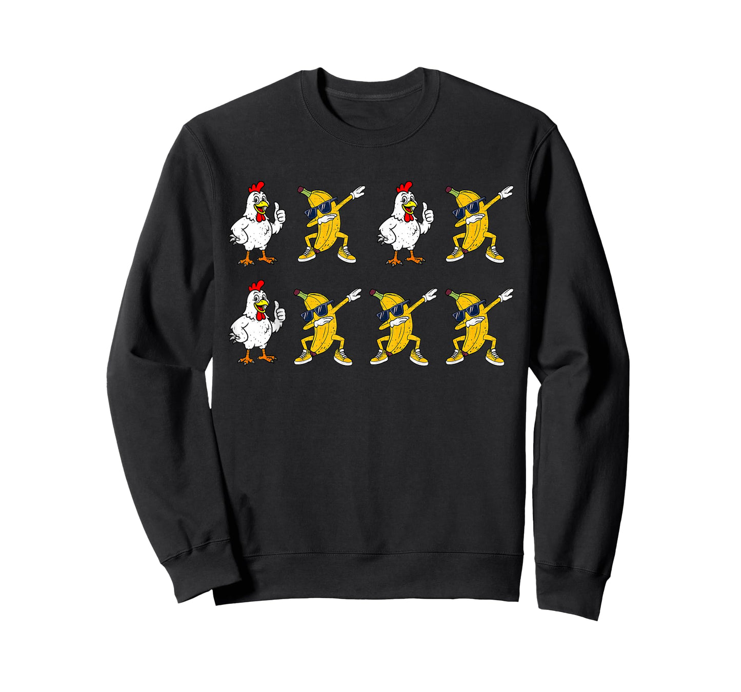 Chicken Banana Dance Dab Funny Dance Meme Kids Men Women T-Shirt