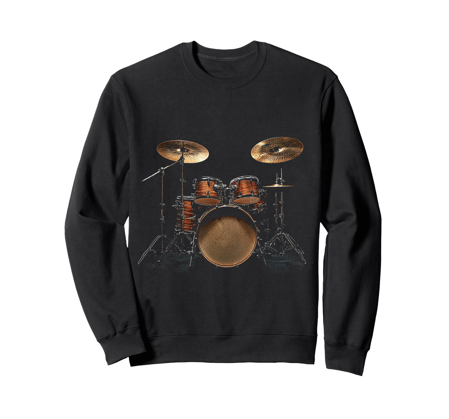 Drumset Music Instrument Graphic Art Drumset T-Shirt