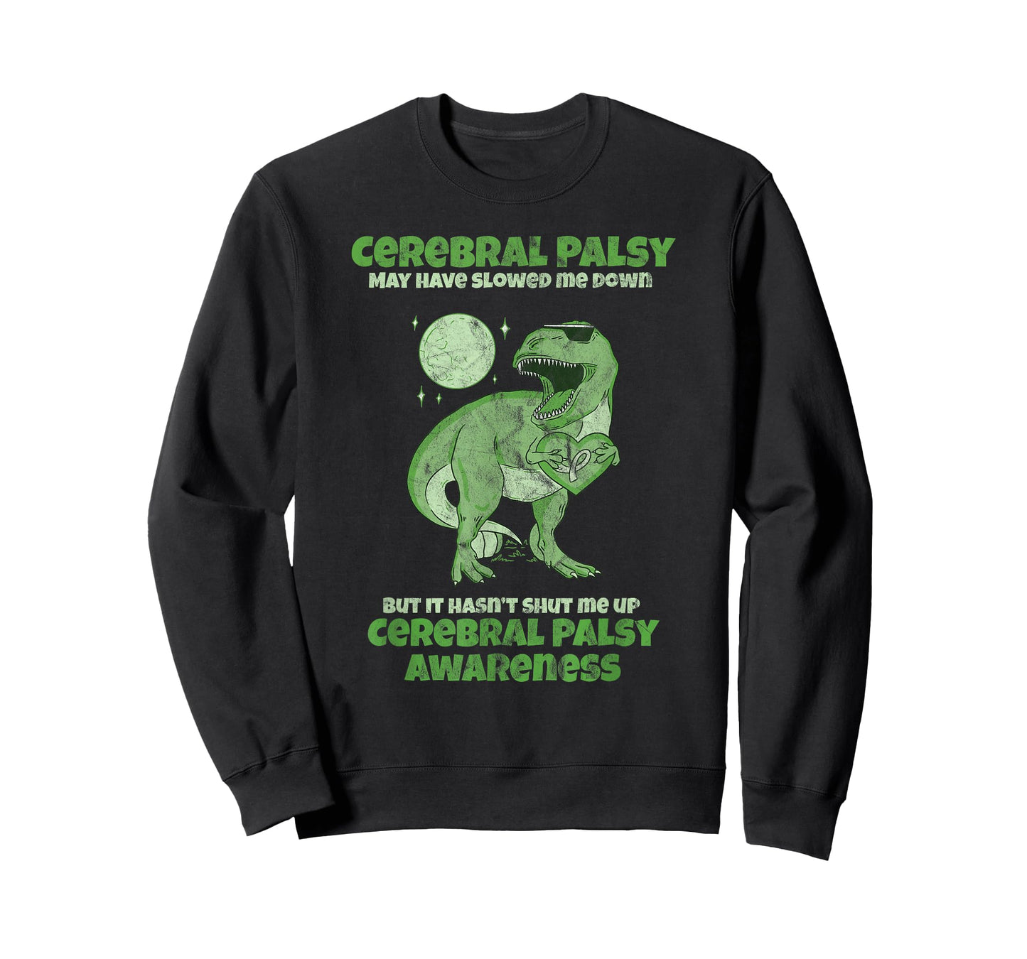 CP Brain Damage Cute Dinosaur Kids Cerebral Palsy Awareness T-Shirt