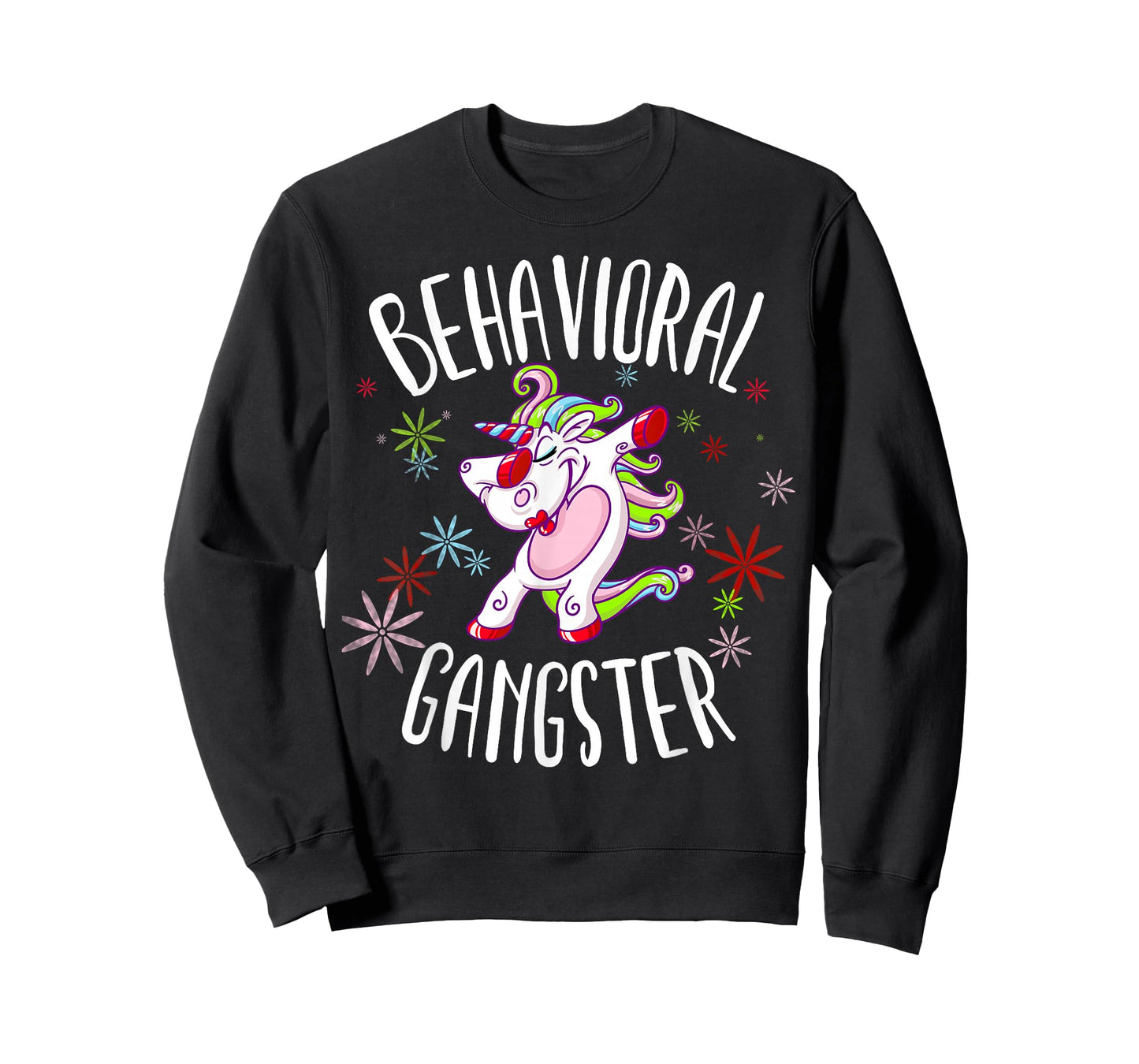 Behavioral Therapist Polka Dots Unicorn Gift for ABA Therapy T-Shirt