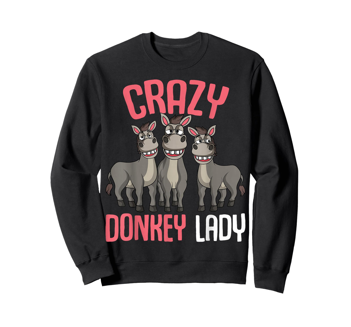 Crazy Donkey Lady Donkey Lover Women T-Shirt