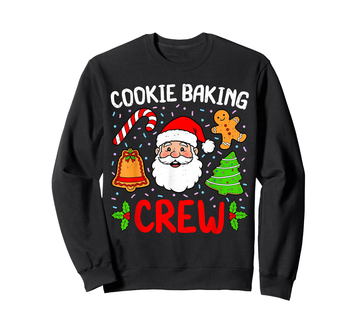 Cookie Baking Crew Christmas Gingerbread Holiday Matching T-Shirt