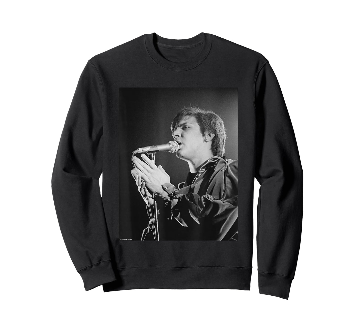 Simon Le Bon Duran Duran Singer 1980 by Virginia Turbett T-Shirt