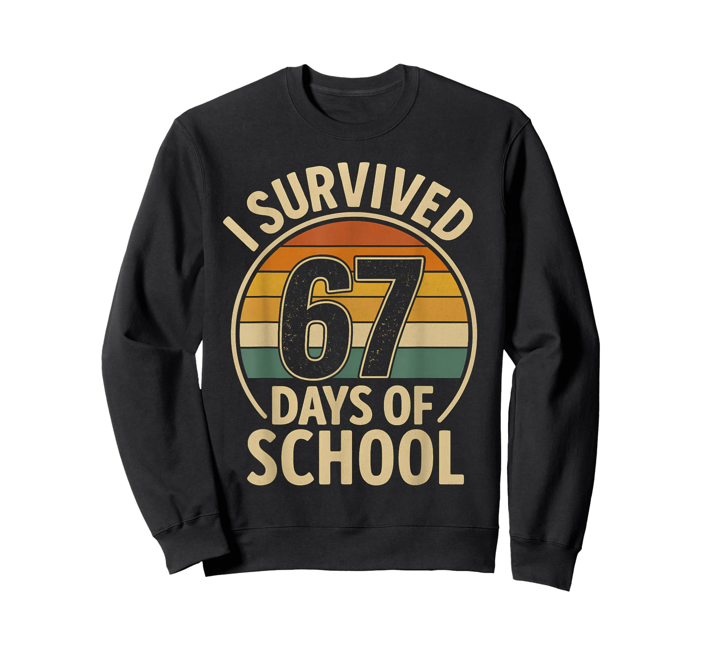 I Survived 67 Days of School Six Seven Meme Students Teacher T-Shirt