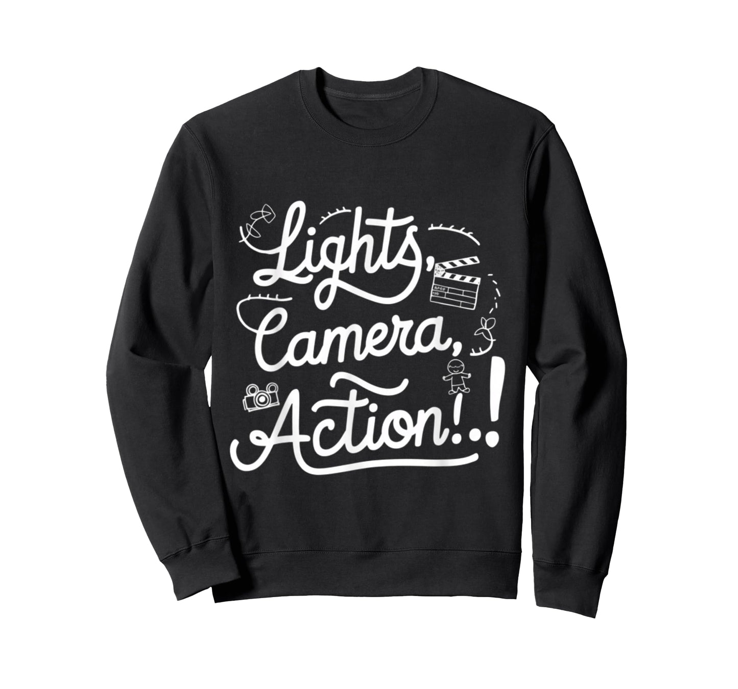 Director Film Crew Lights Camera Action Video Producer Quote T-Shirt