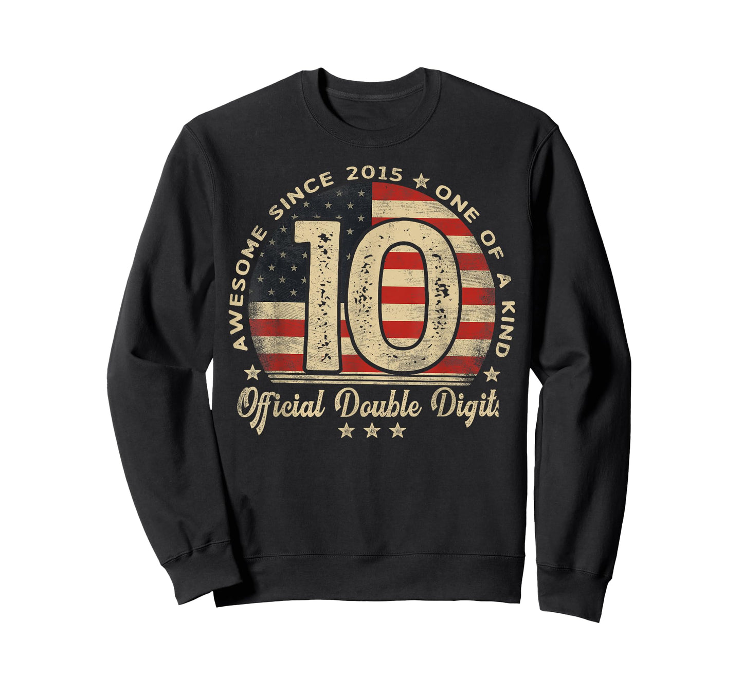 Awesome Since 2015 Official Double Digits 10th Birthday T-Shirt