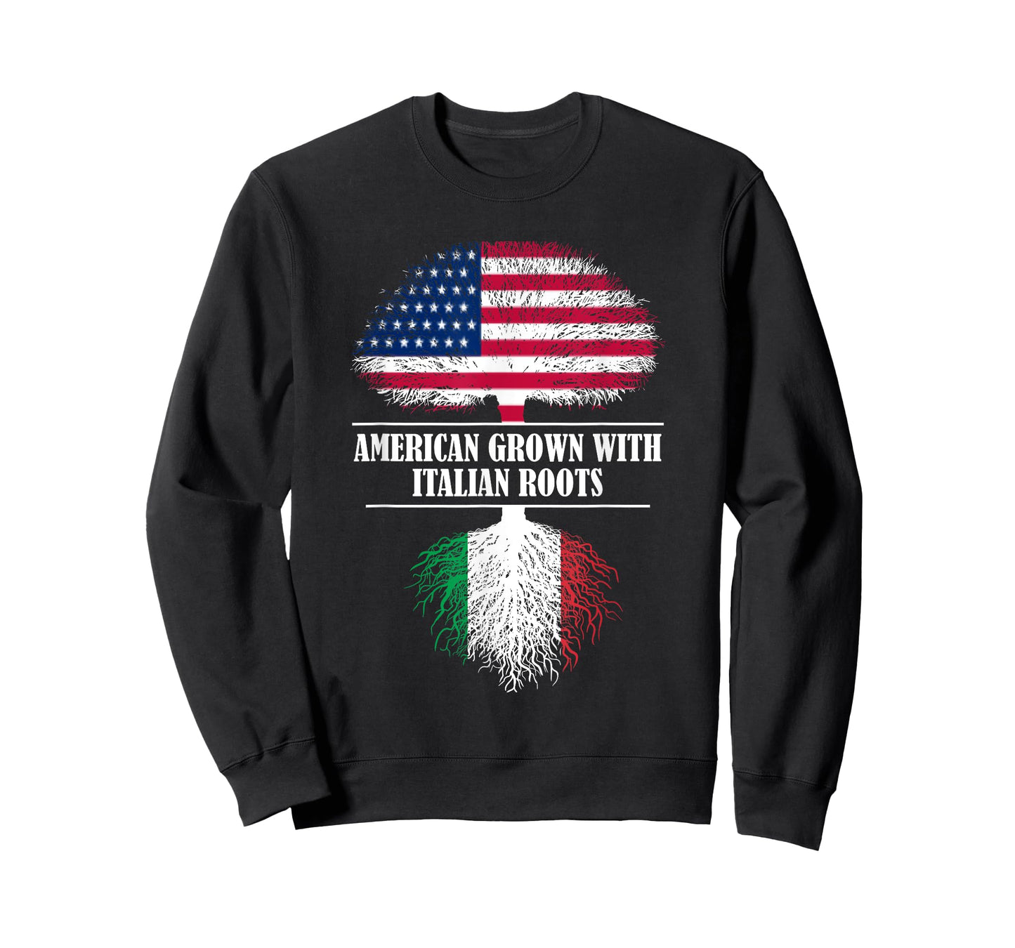 American grown with italian roots Italy flag country T-Shirt