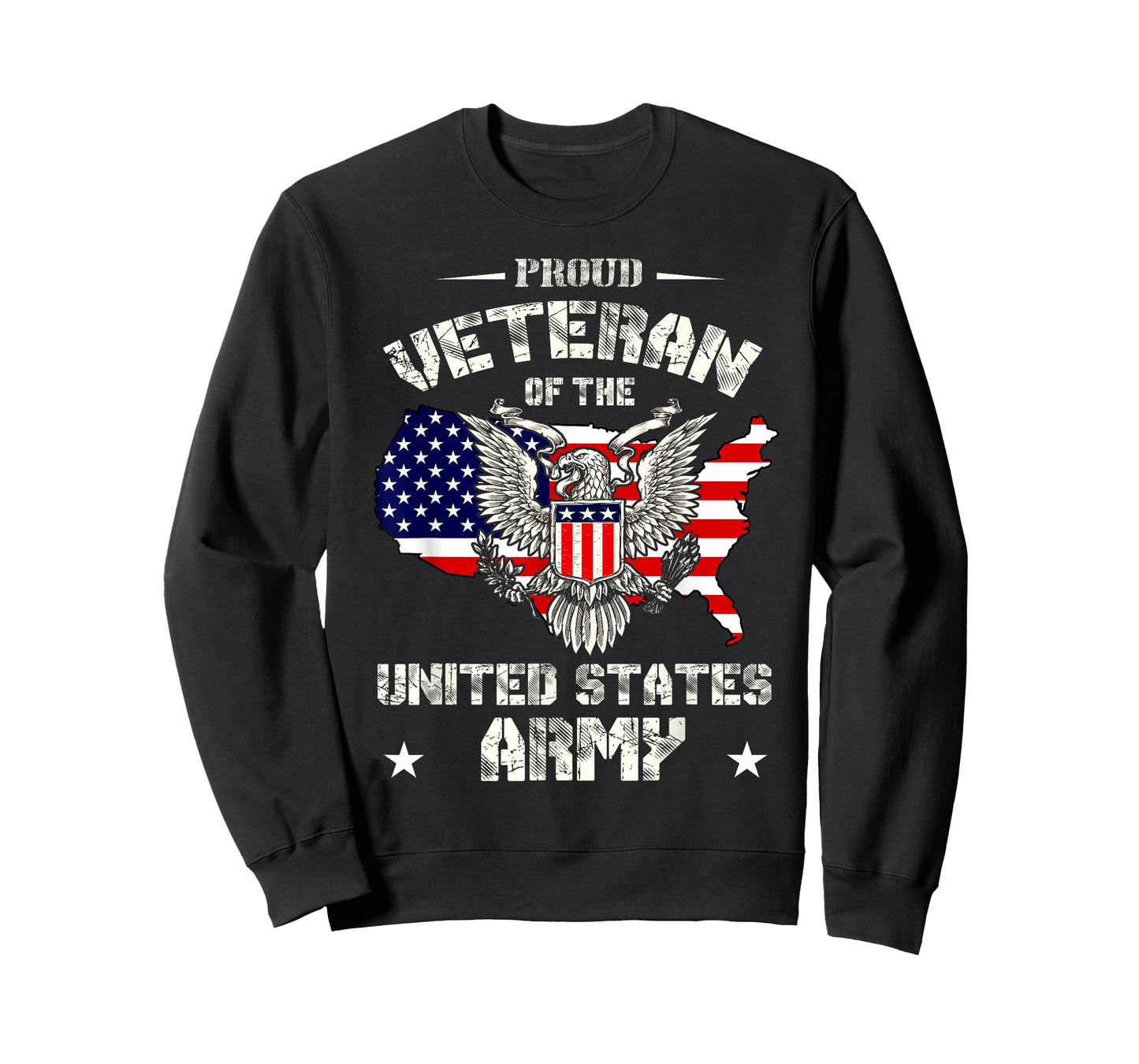 Proud Veteran of the US Army - USA Flag Soldier Veteran T-Shirt